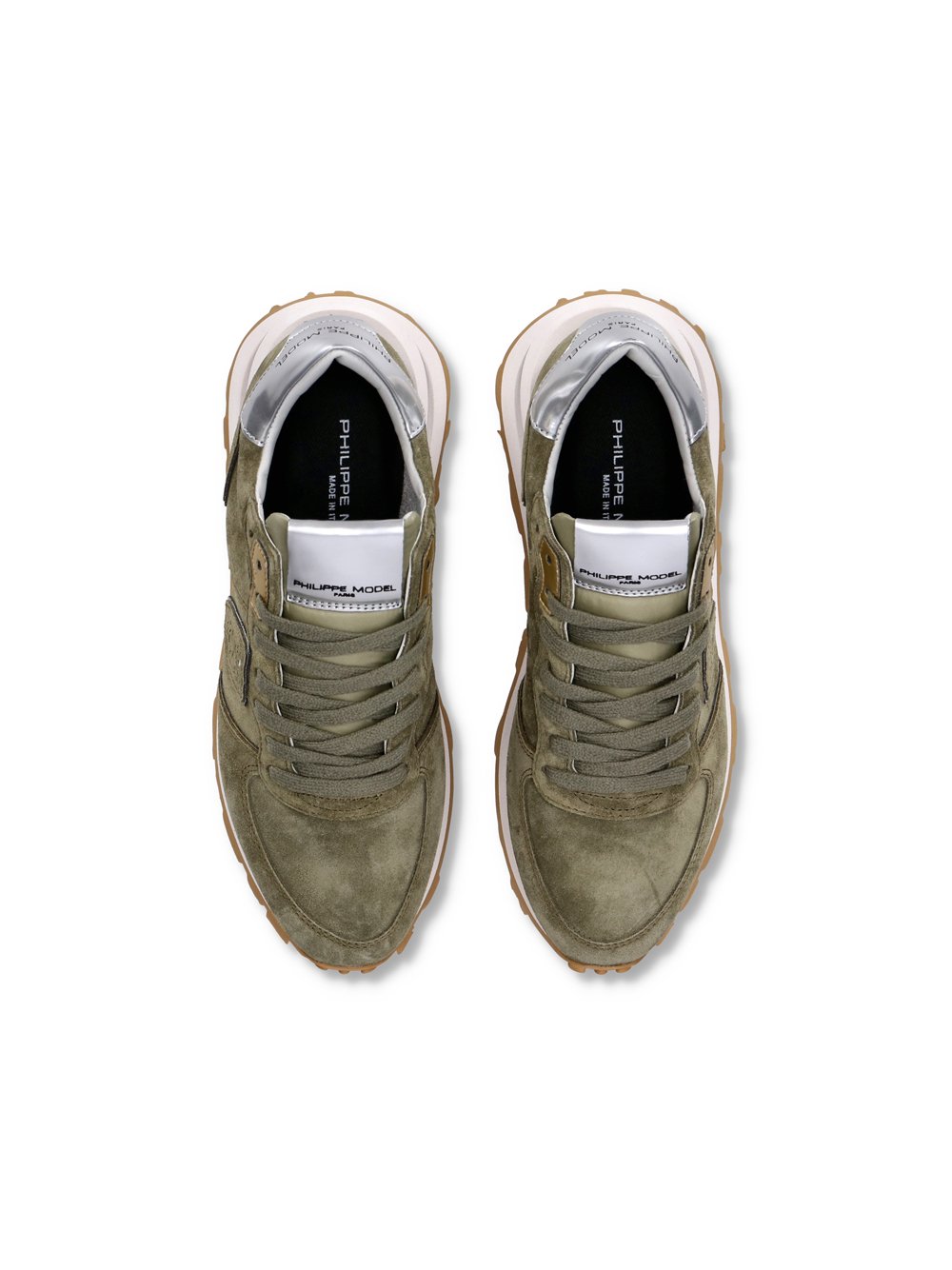 Tropez High Running Sneakers PHILIPPE MODEL Green