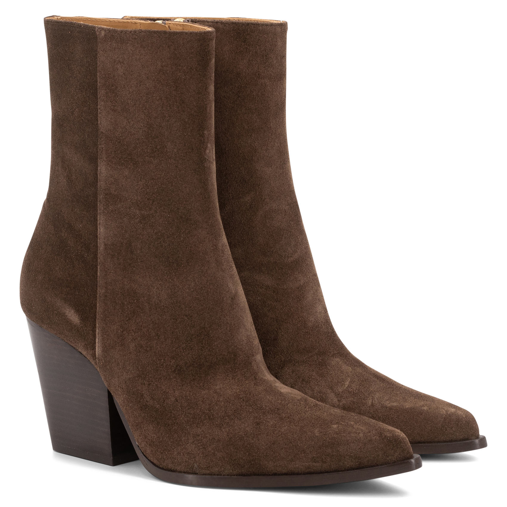 Bianca leather ankle boots TORAL Brown