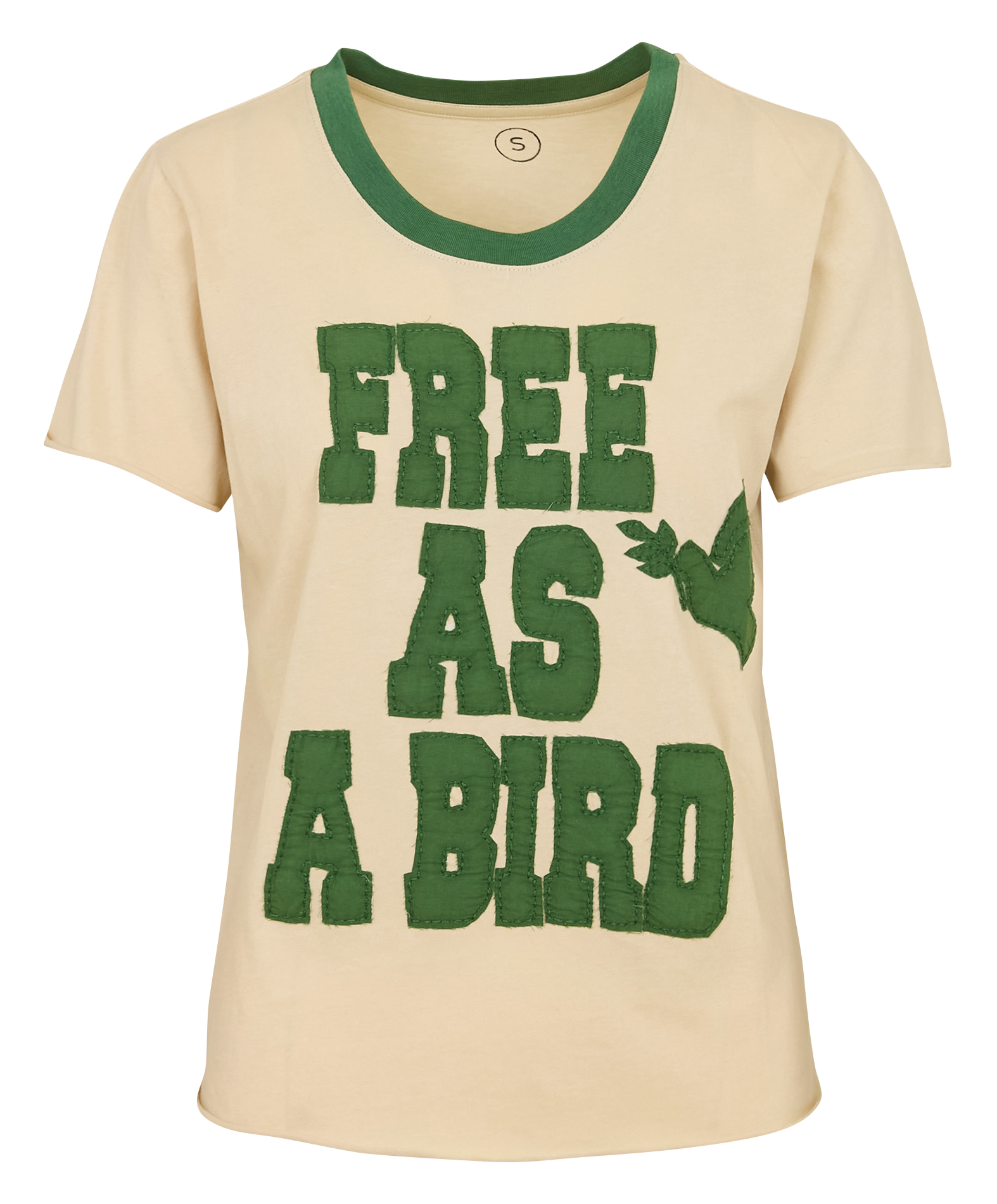 T-shirt van biokatoen met ronde hals LEON & HARPER Grijs