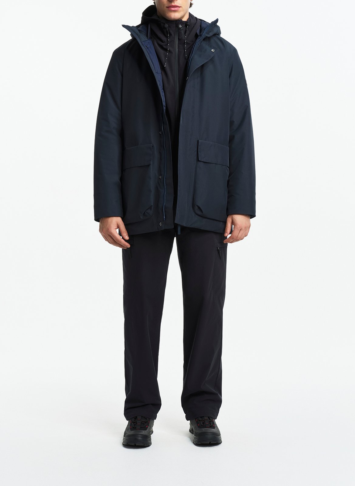 Parka à capuche AIGLE Bleu