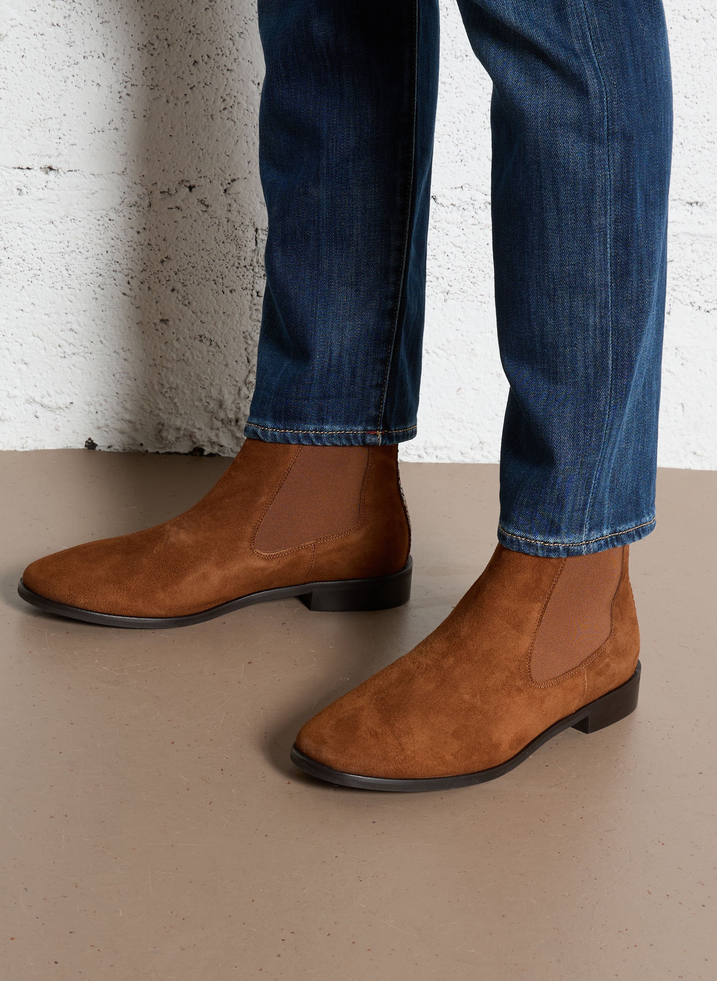 Laarzen van corduroy REQINS Bruin