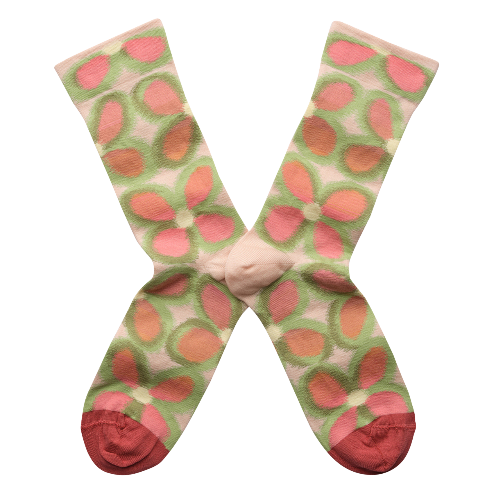 Cotton-blend jacquard socks BONNE MAISON Multicolored