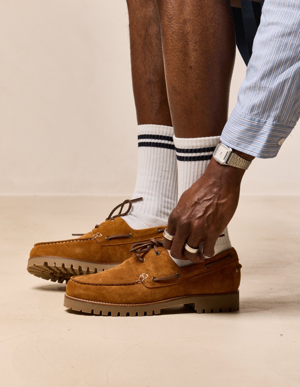 Boat shoes ODAJE Brown