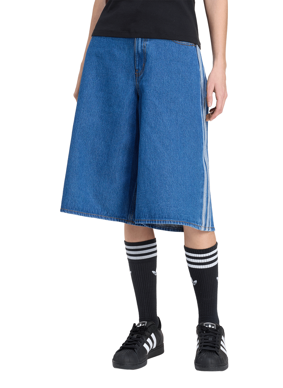 Grote bermuda ADIDAS Blauw