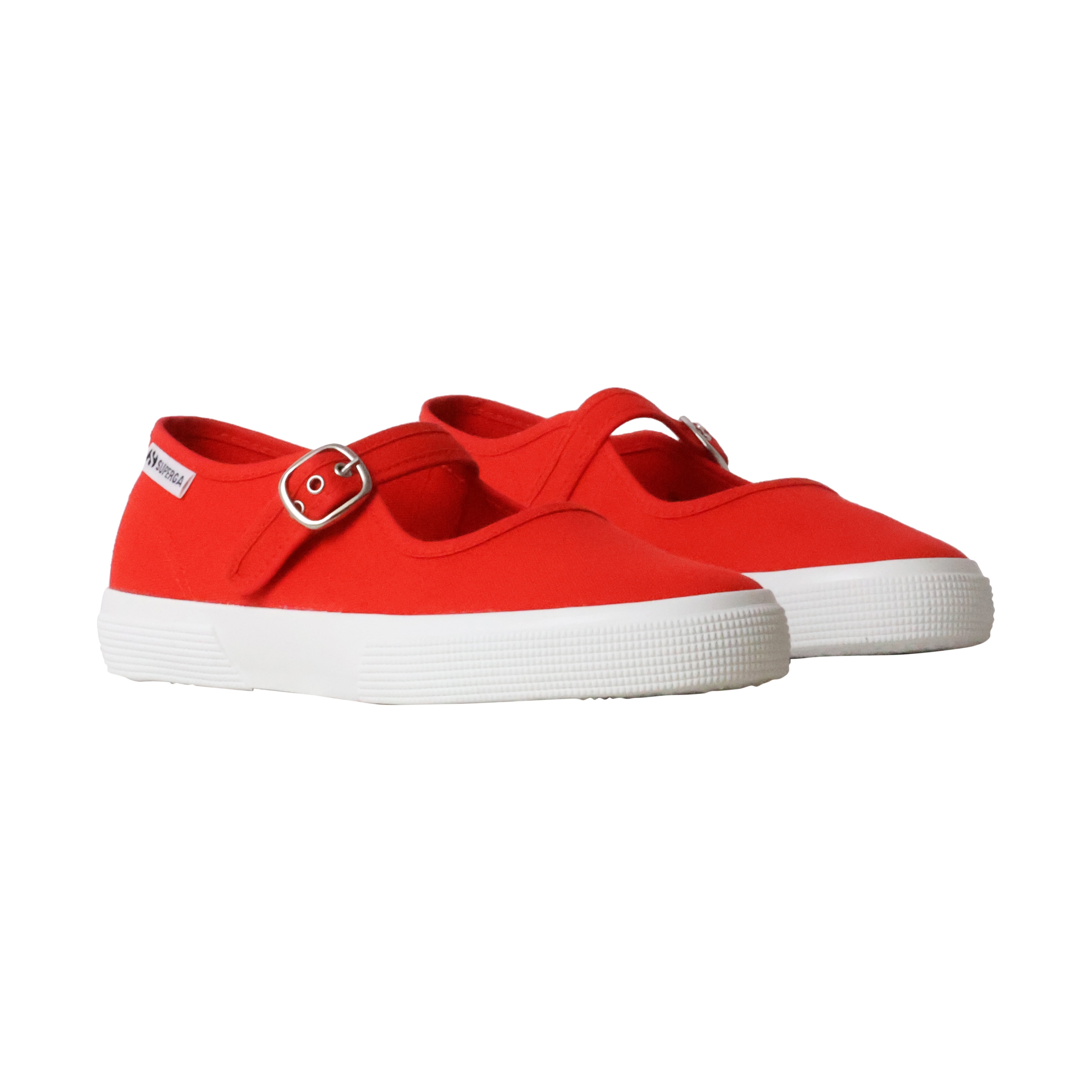 Light Superga strappy ballet flats SUPERGA Red