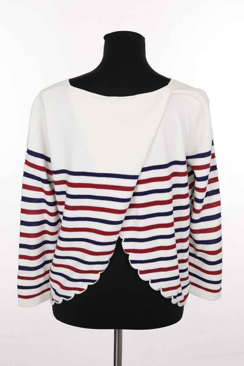 Pull SEZANE - Seconde main Blanc