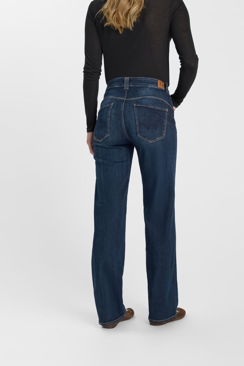 Loose jeans, wide leg, long length 34 LE TEMPS DES CERISES Blue