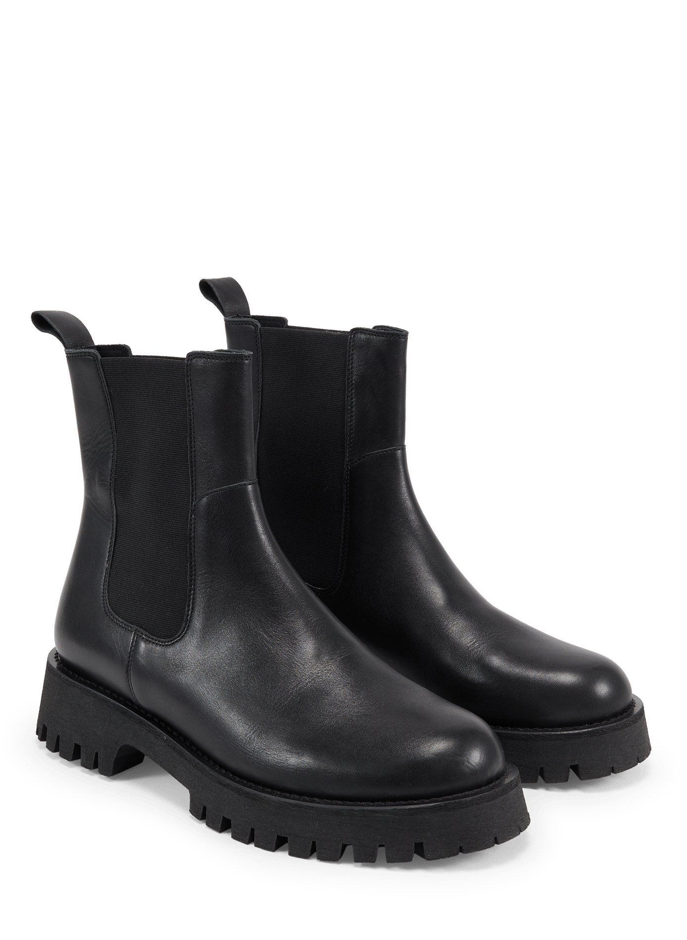 Gloria leather ankle boots SAISON 1865 Black