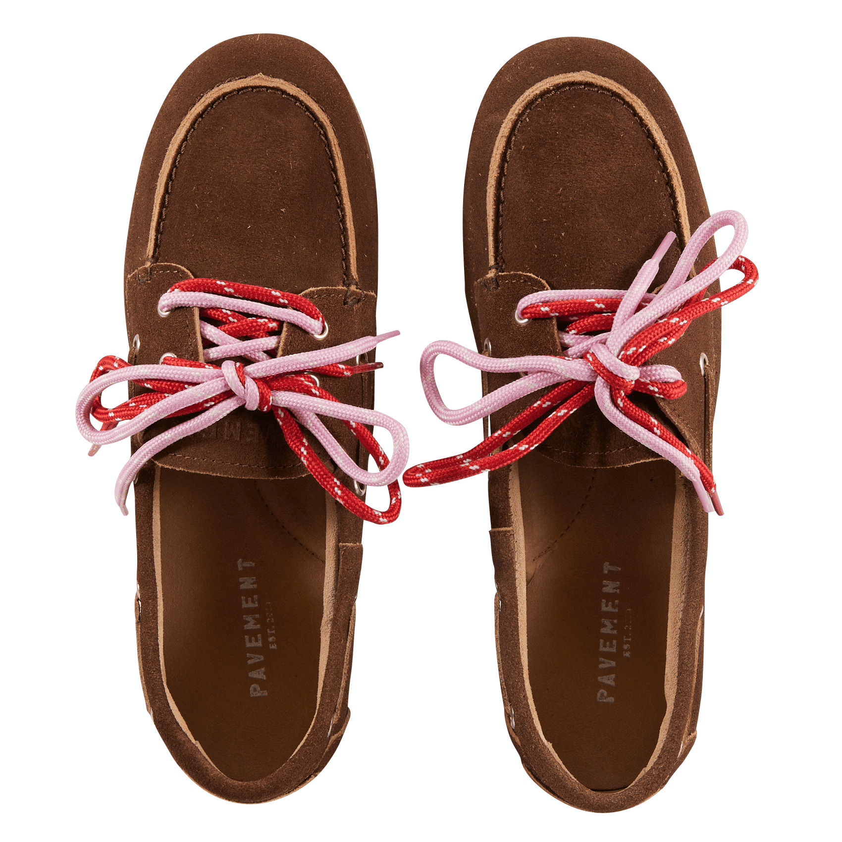 Leren bootschoenen PAVEMENT Bruin