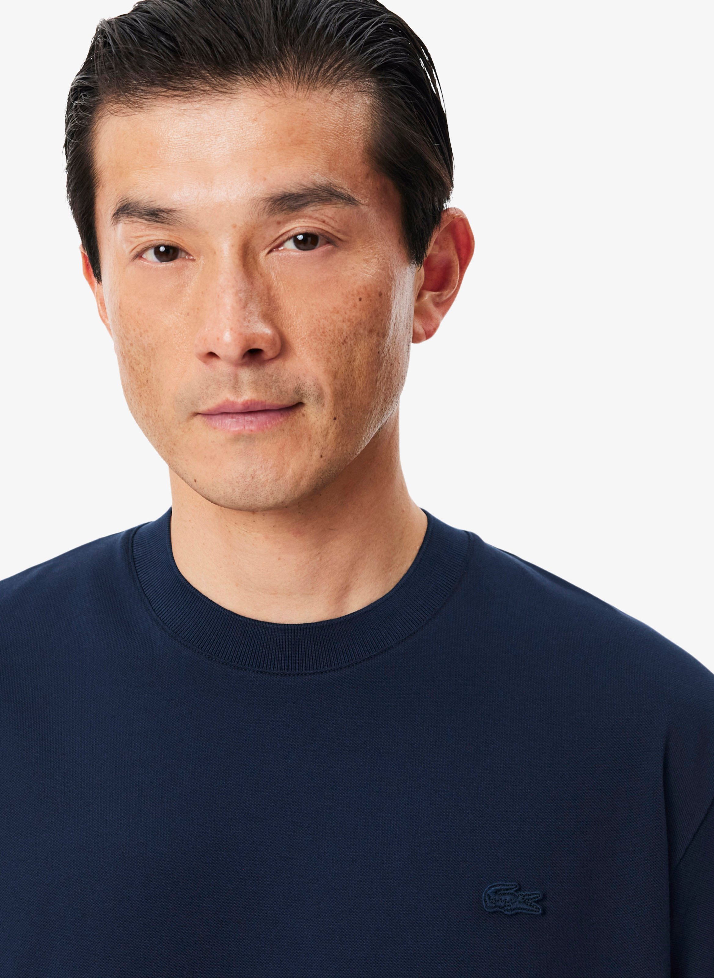 Gerade geschnittenes T-Shirt aus Baumwolle LACOSTE Blau
