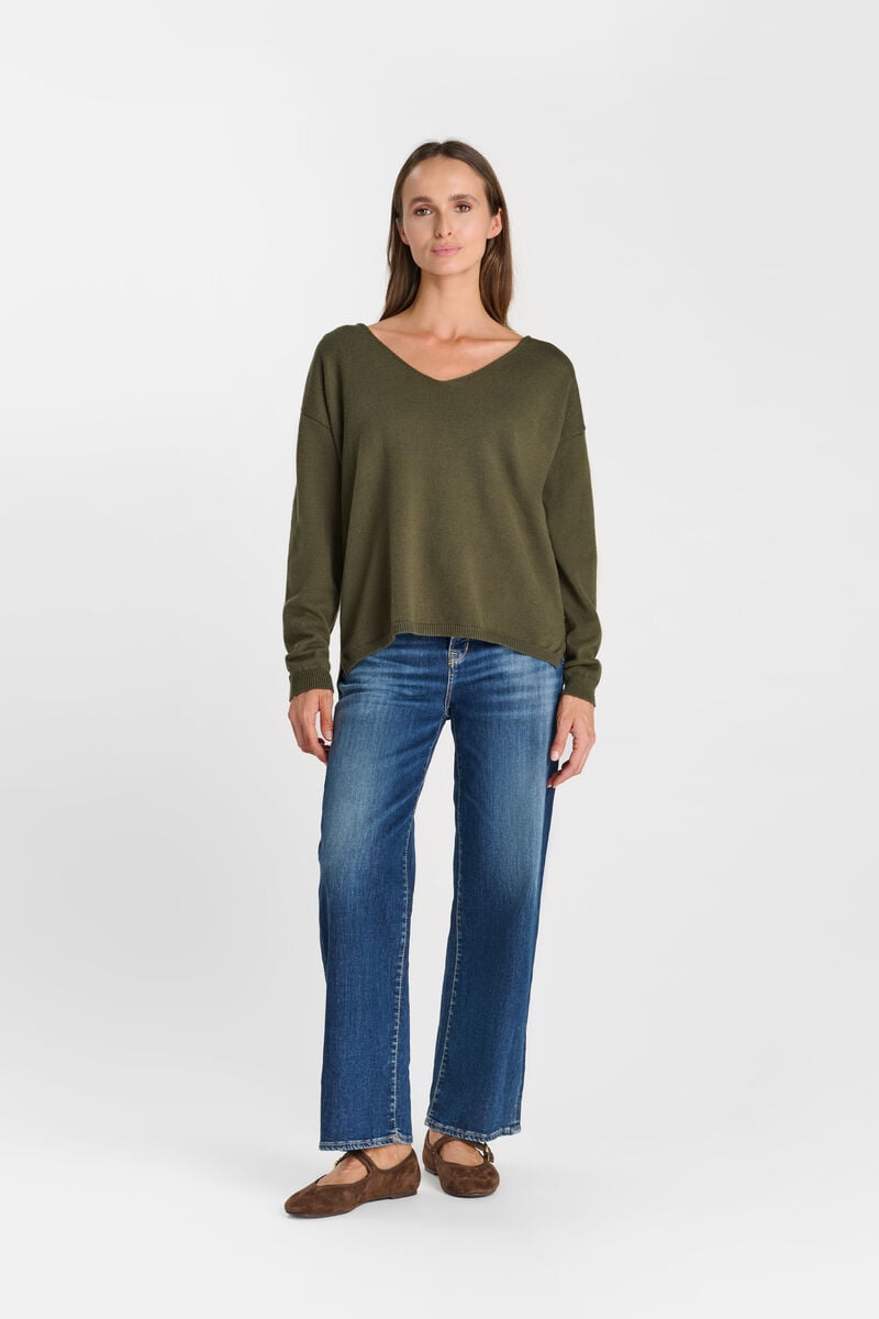 Tinga sweater LE TEMPS DES CERISES Khaki
