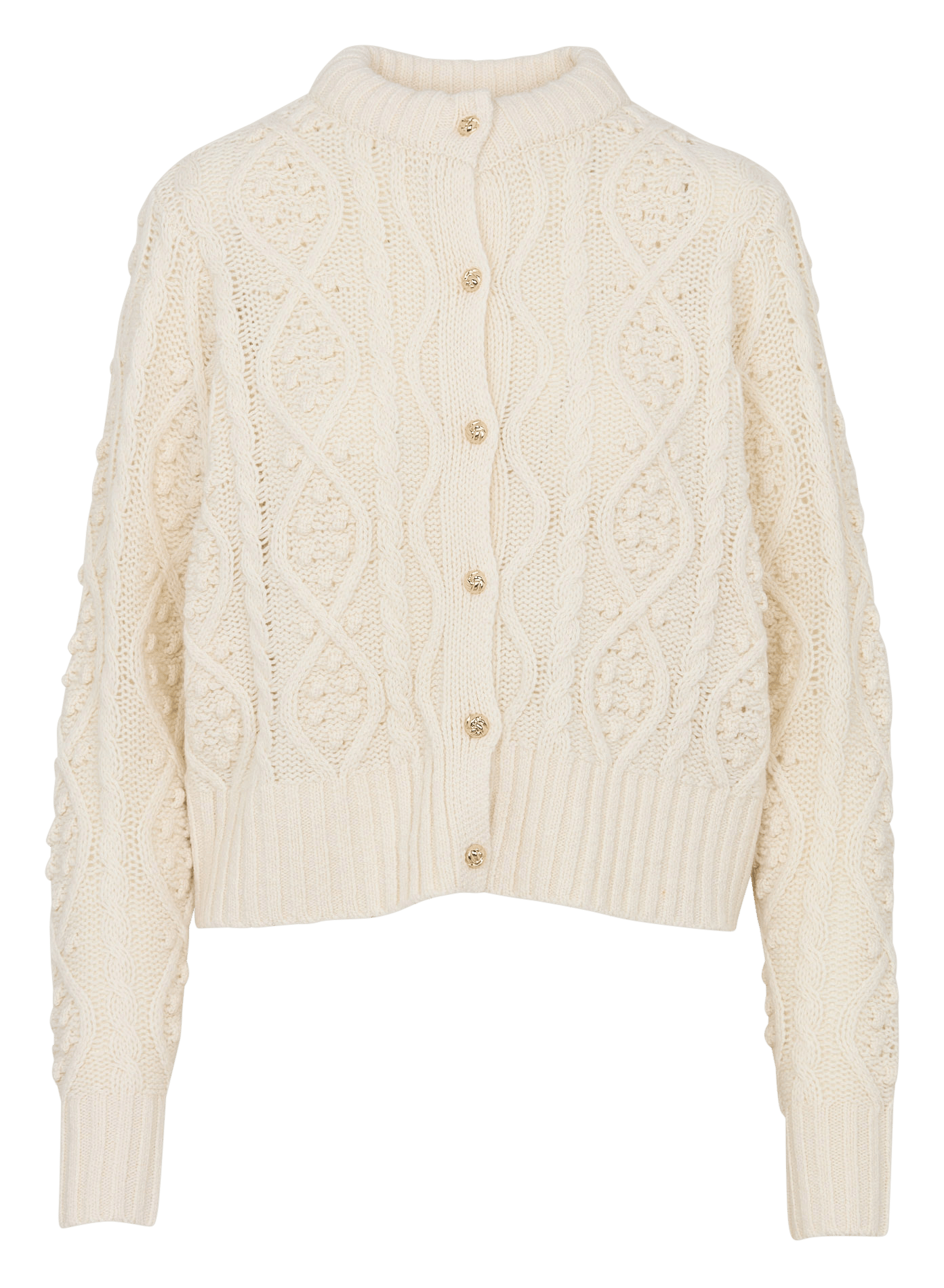 Gilet en maille de laine mérinos PETITE MENDIGOTE Beige