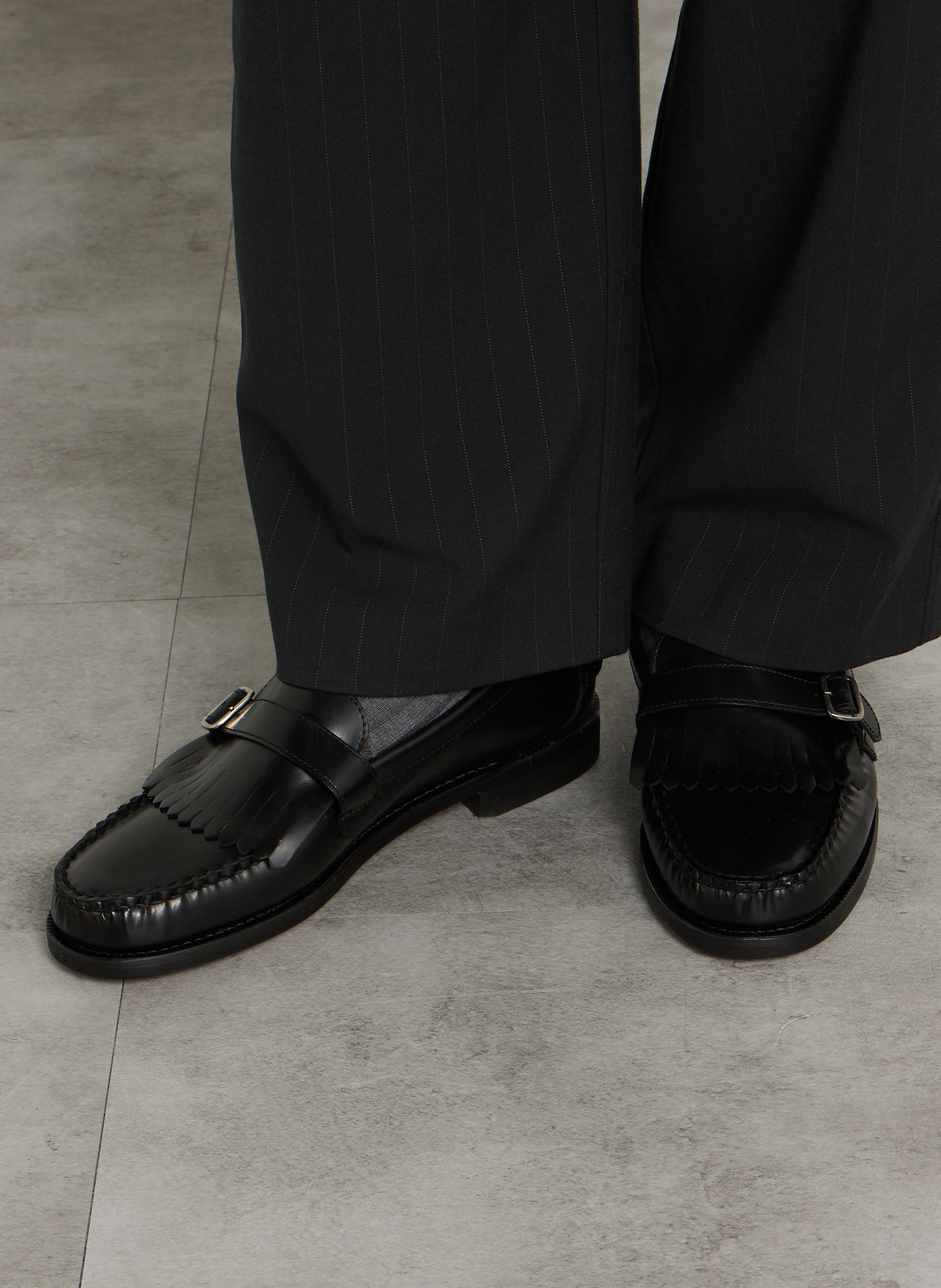 Leather loafers SEBAGO Black
