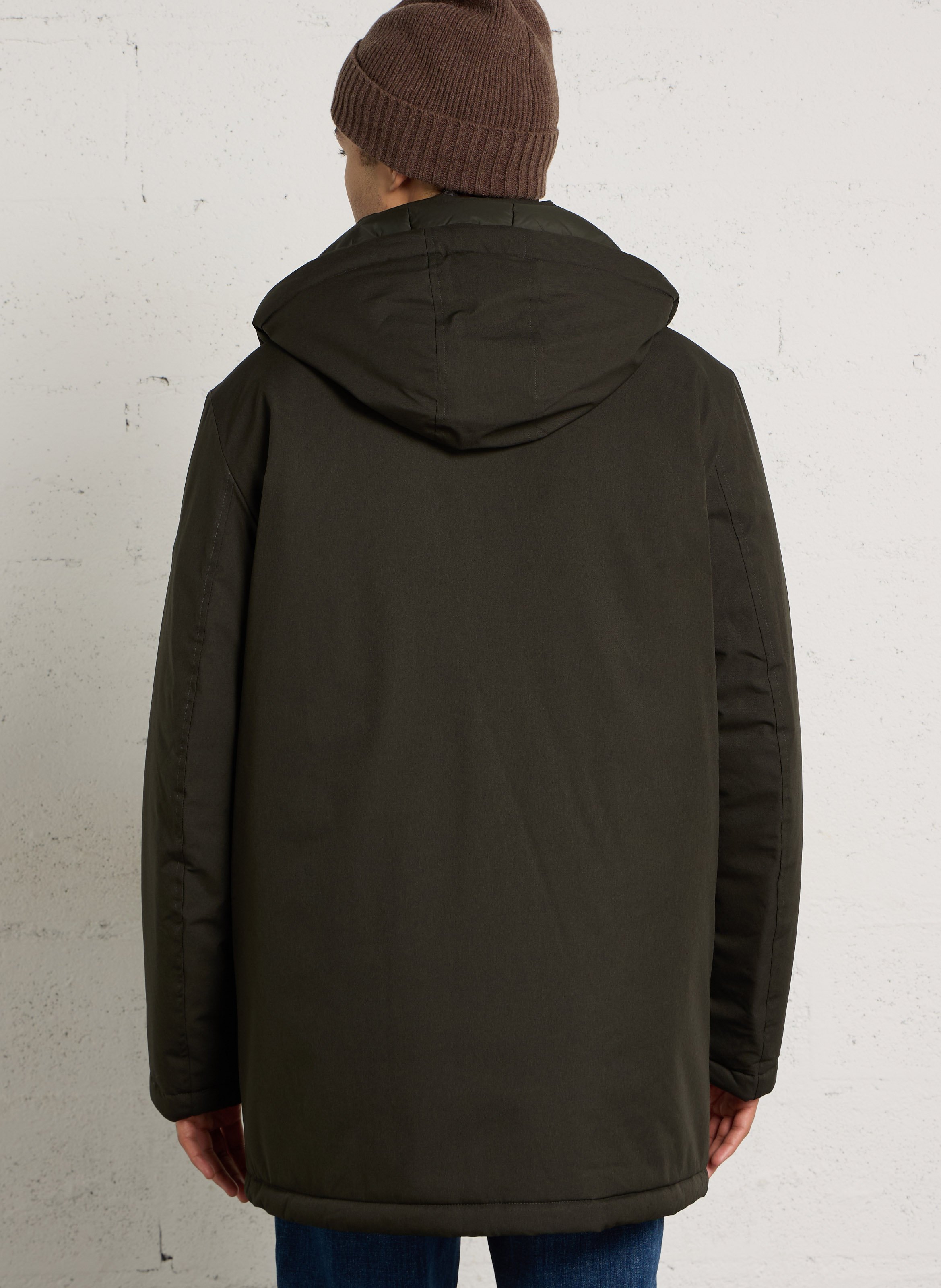 Parka droite à capuche HACKETT Vert