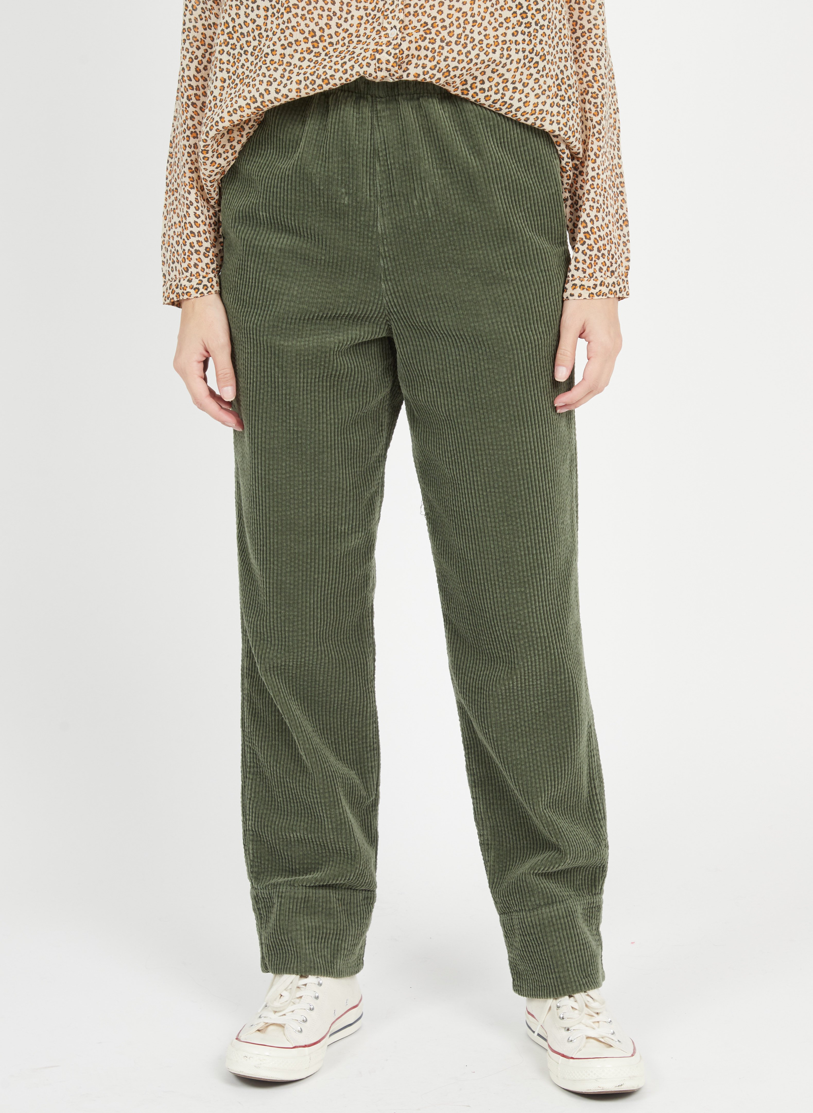 Pantalón recto de pana ACQUAVERDE