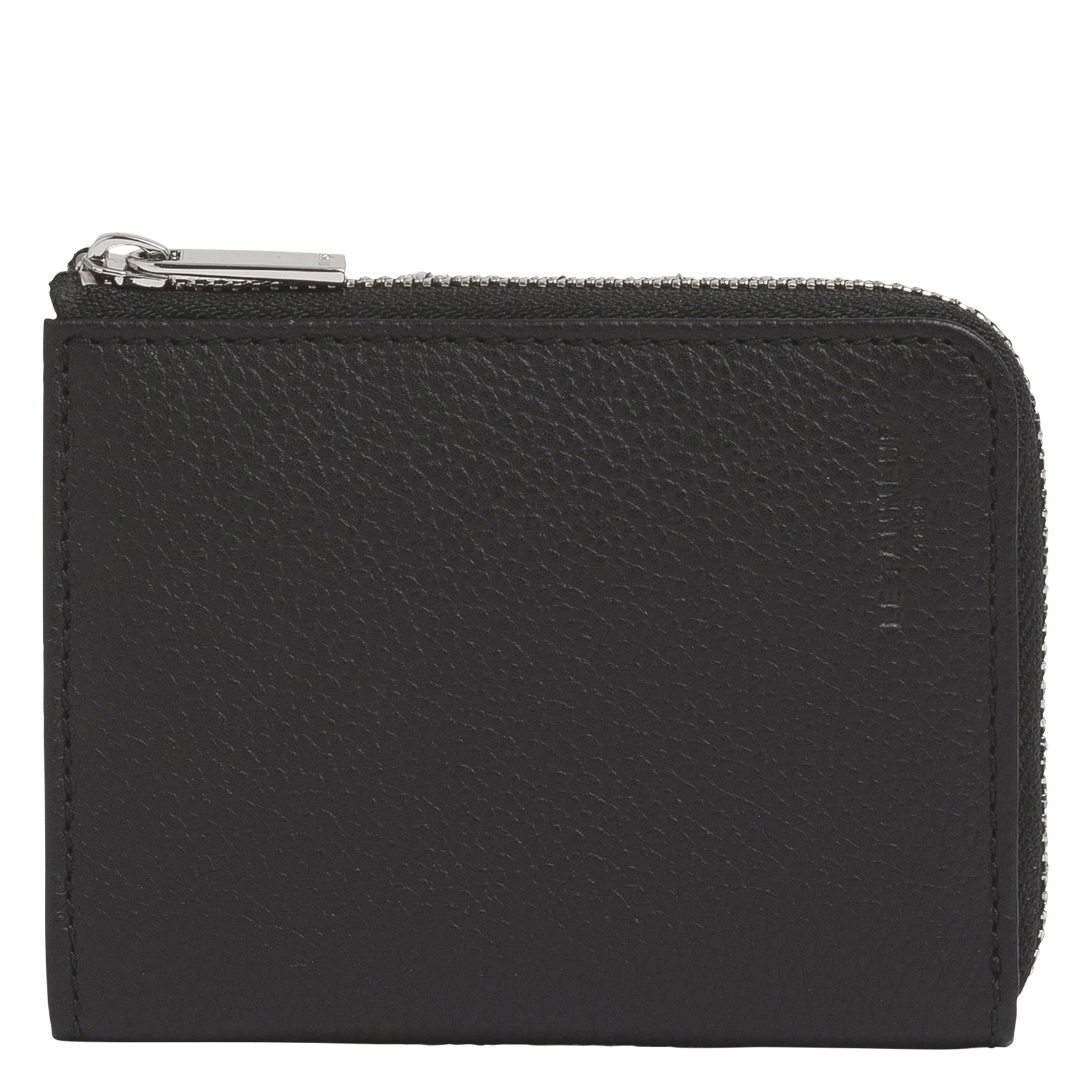Leather coin purse LE TANNEUR Black
