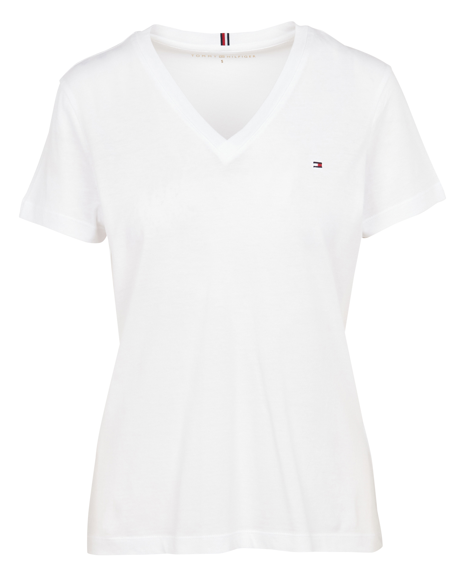 T-shirt slim en coton organique TOMMY HILFIGER Blanc