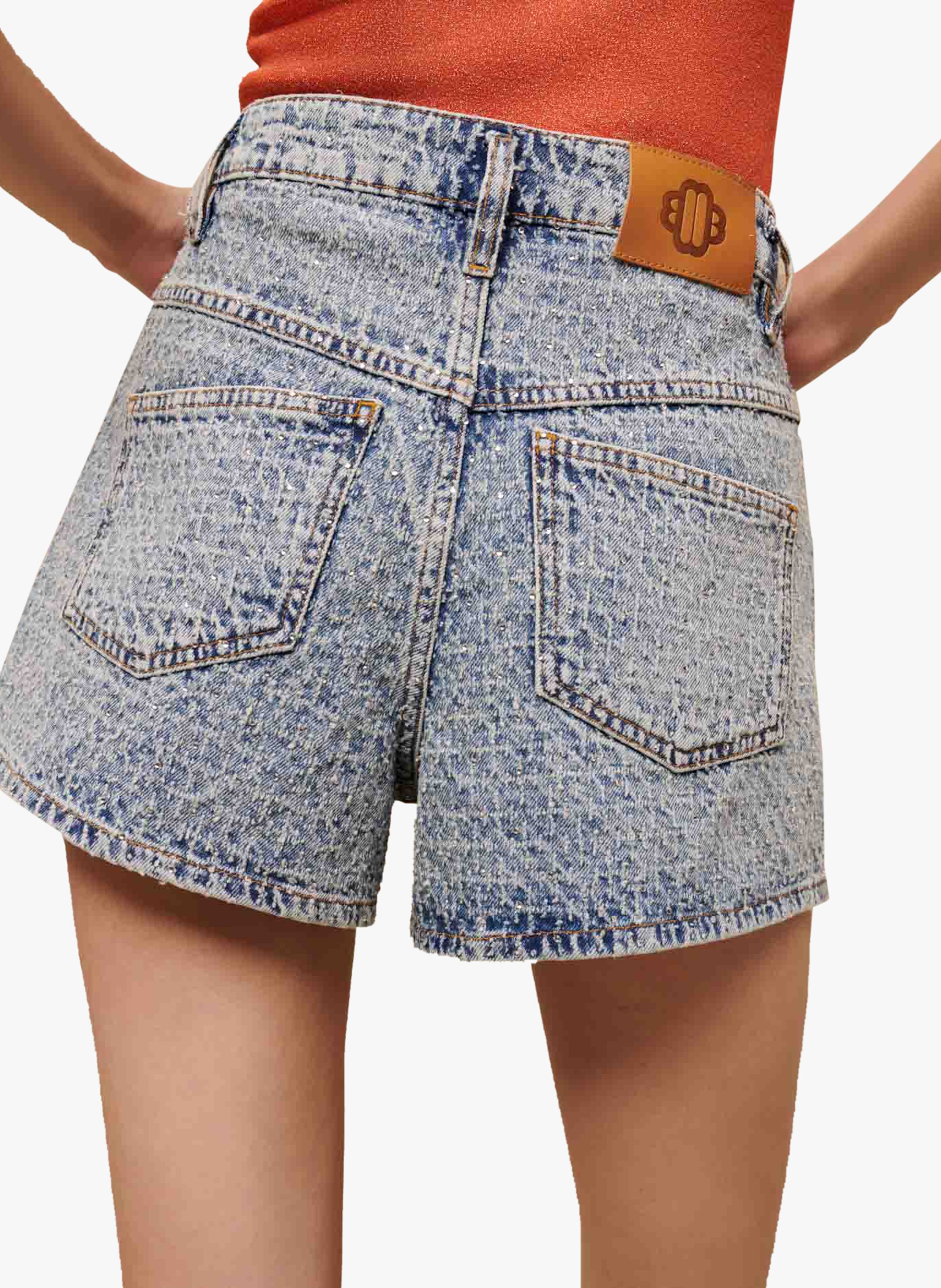 Short jean online maje