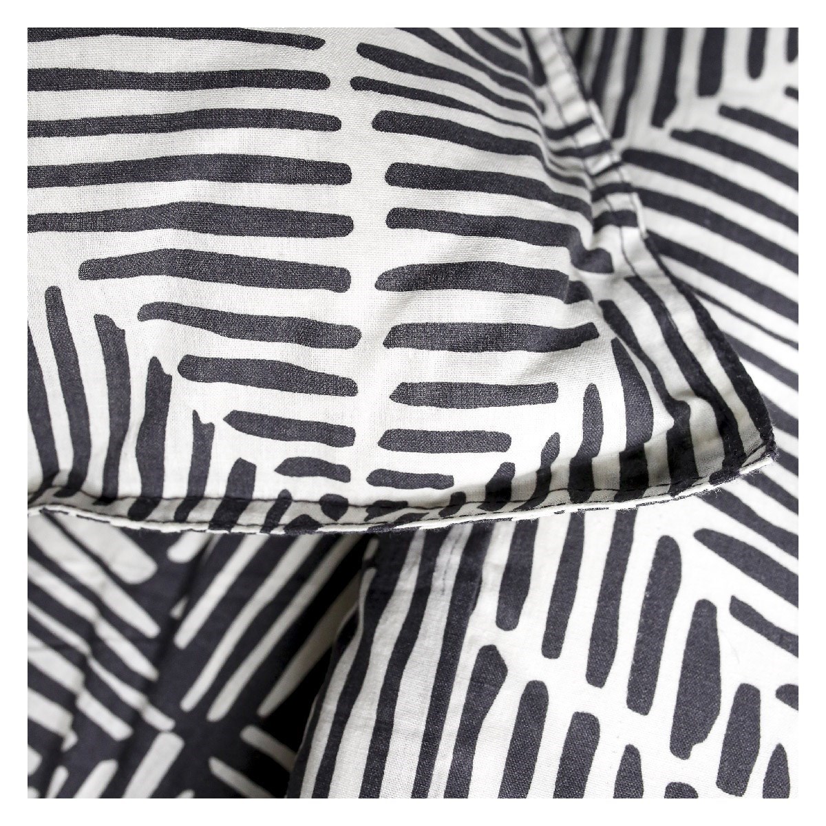 Printed cotton bedding set TODAY LINGE DE MAISON White