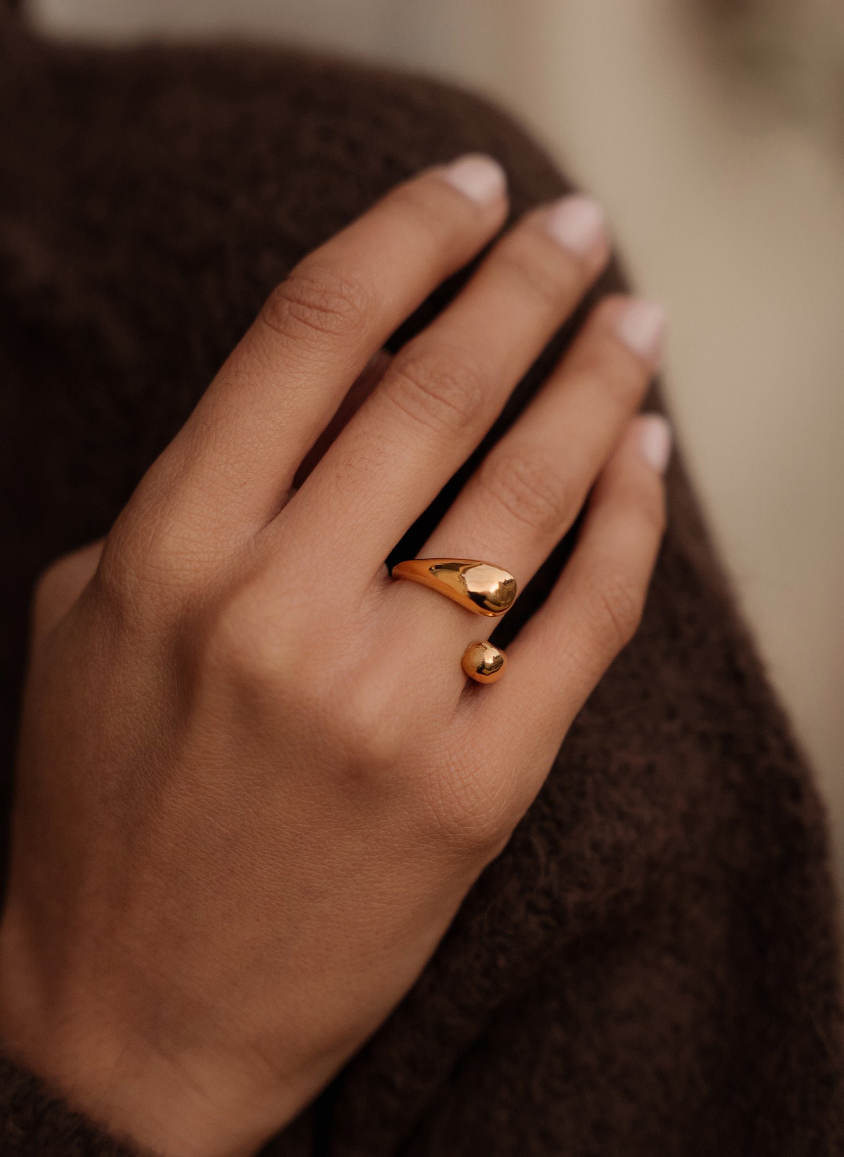 Wide ring Irene Golden