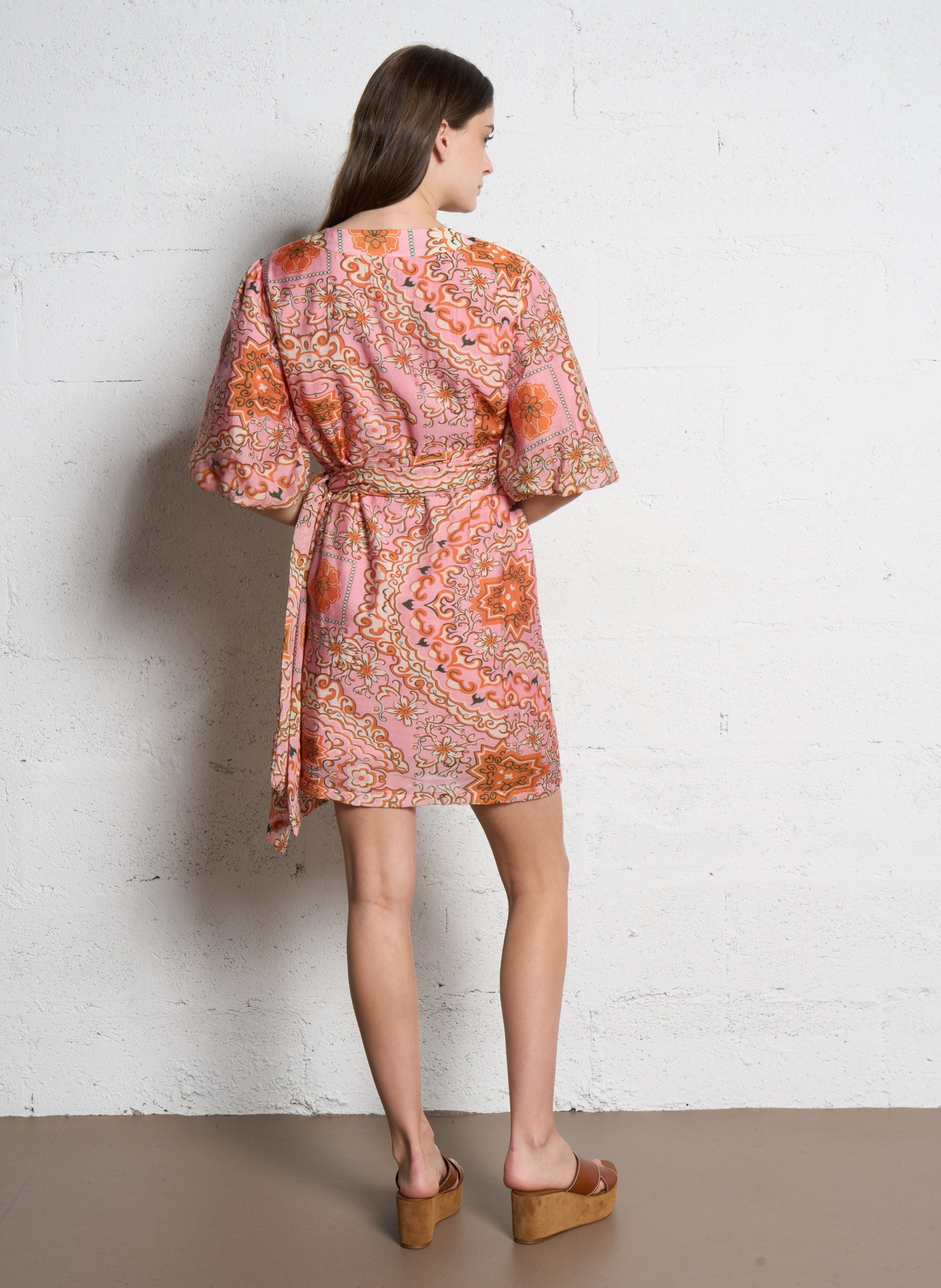Birmane printed dress OBJECT Pink