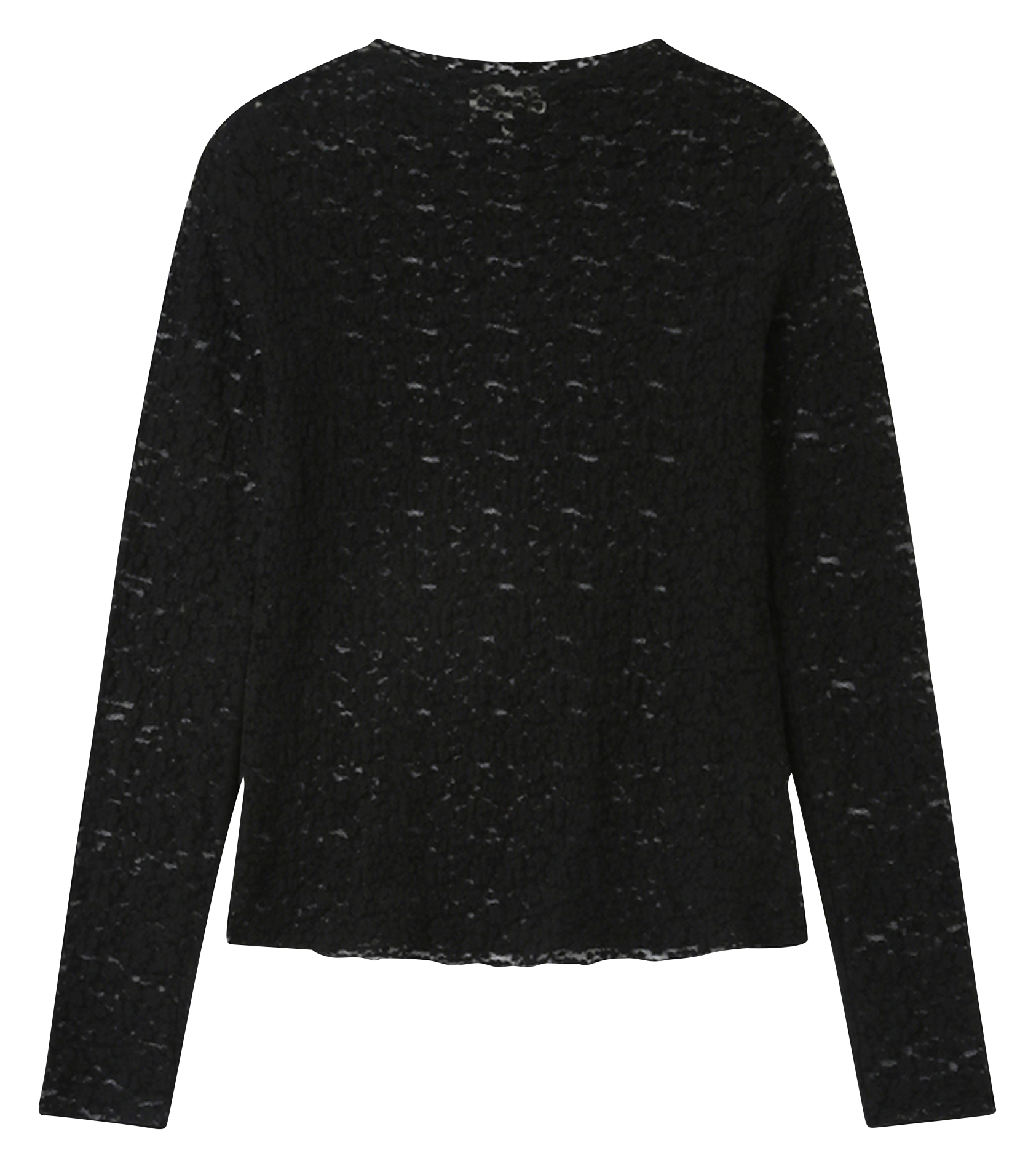 Round-neck lace T-shirt SHADY Noir