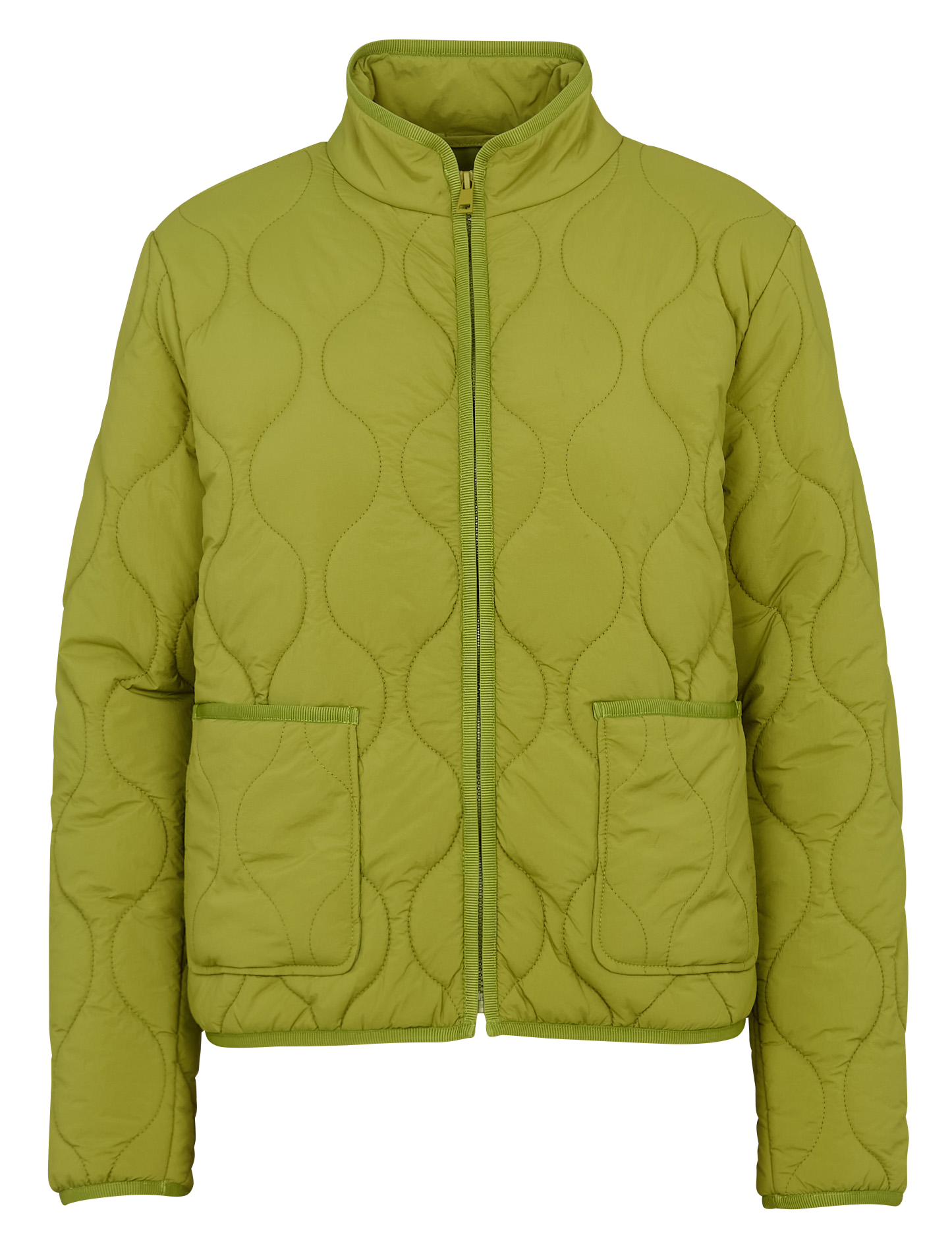 Veste droite matelassée  NICE THINGS Vert