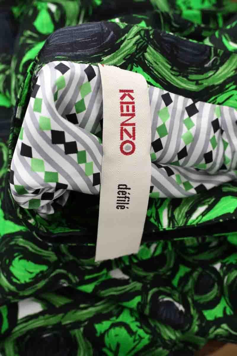 Cotton skirt KENZO - SECONDE MAIN Green
