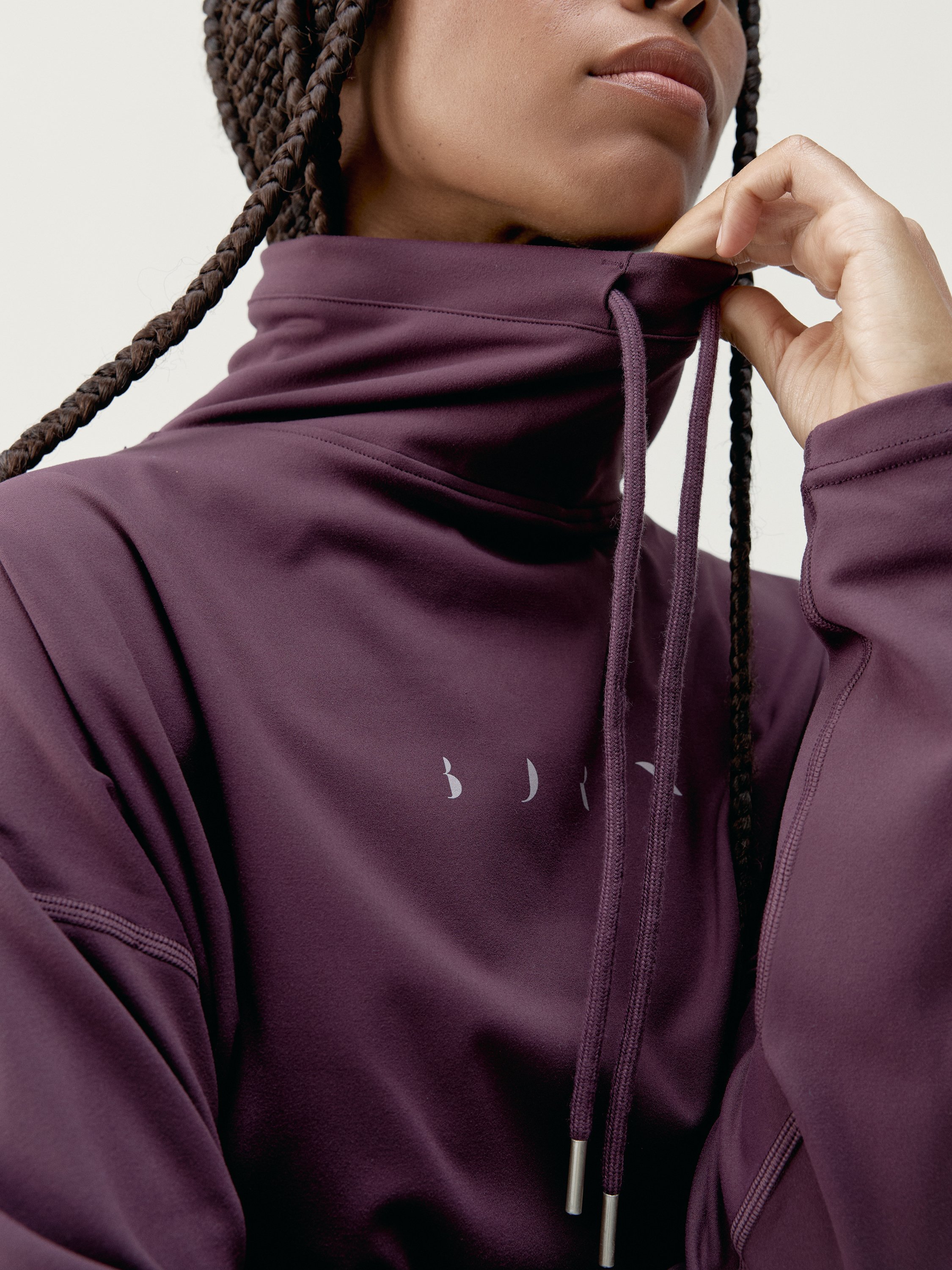 Comfortable sports sweatshirt BORN LIVING YOGA Red