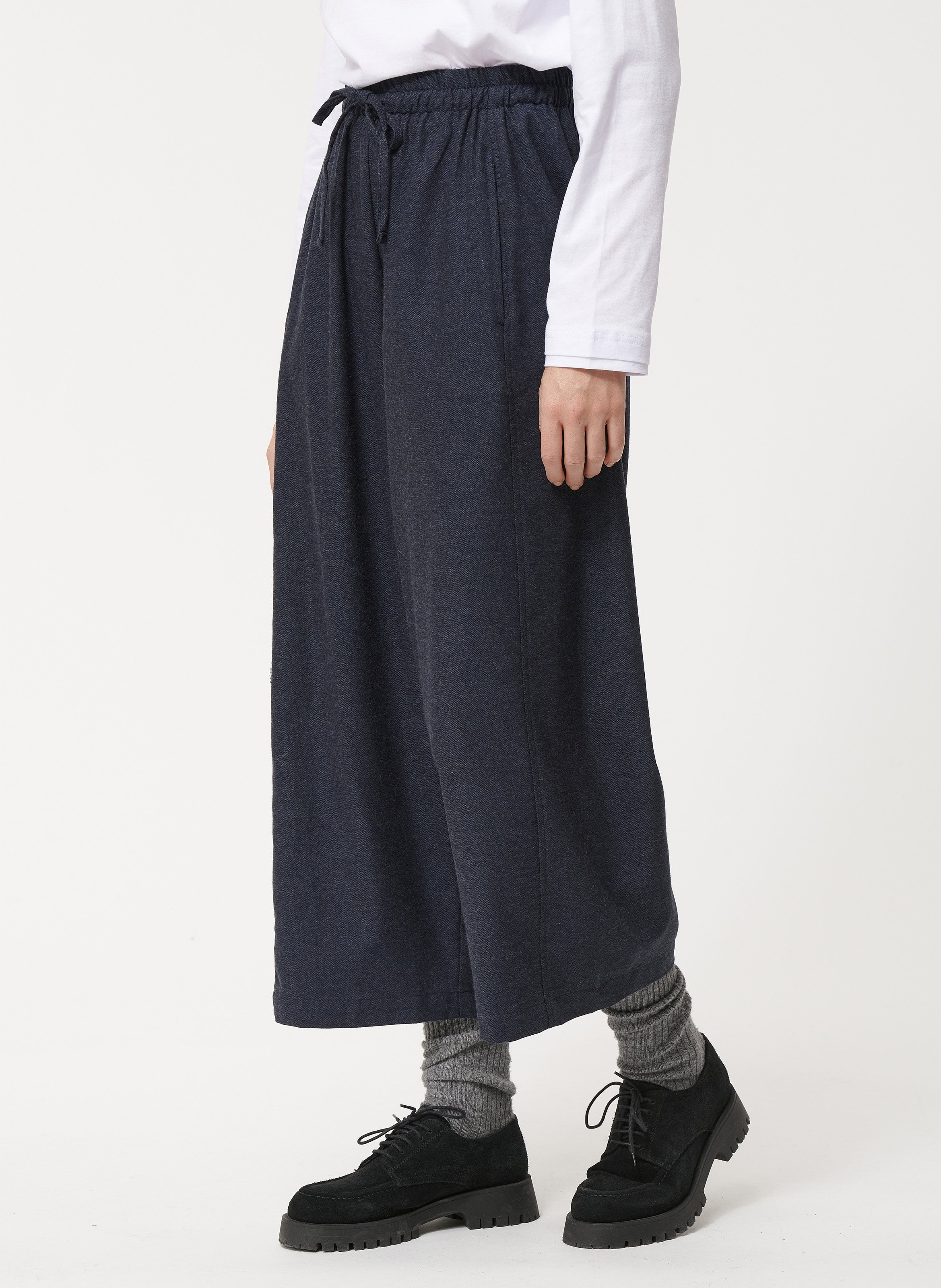 Pantalon large en coton recyclé HUMILITY Bleu