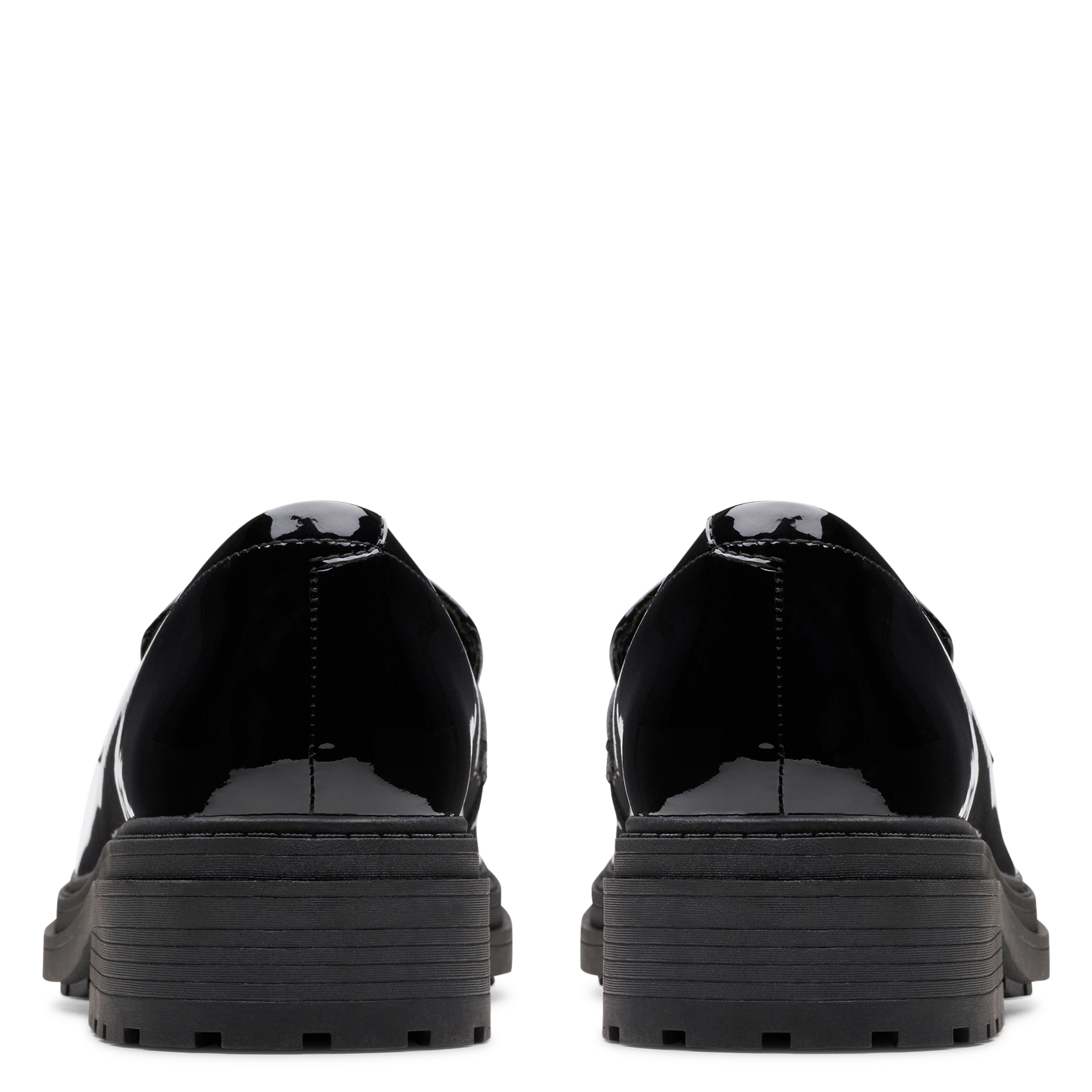 Lakleren loafers CLARKS Zwart