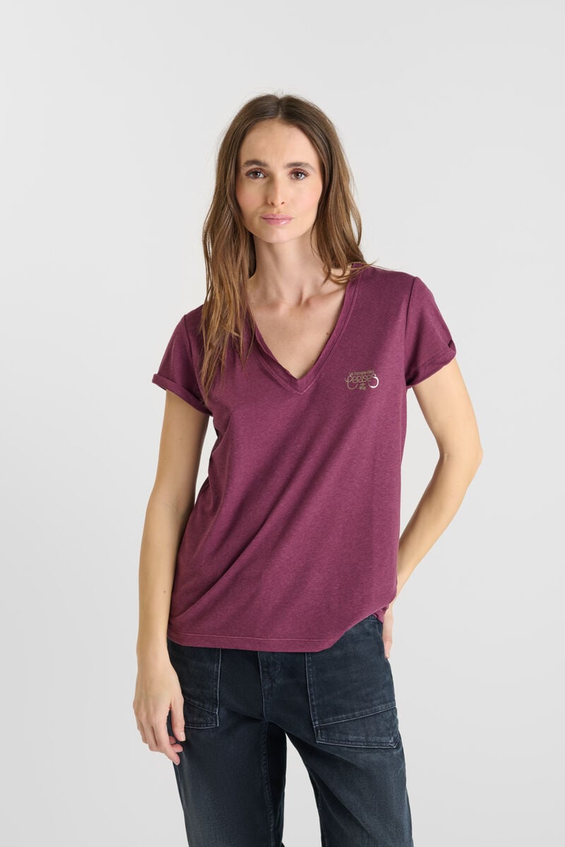 Tommy Badge T-shirt LE TEMPS DES CERISES Red