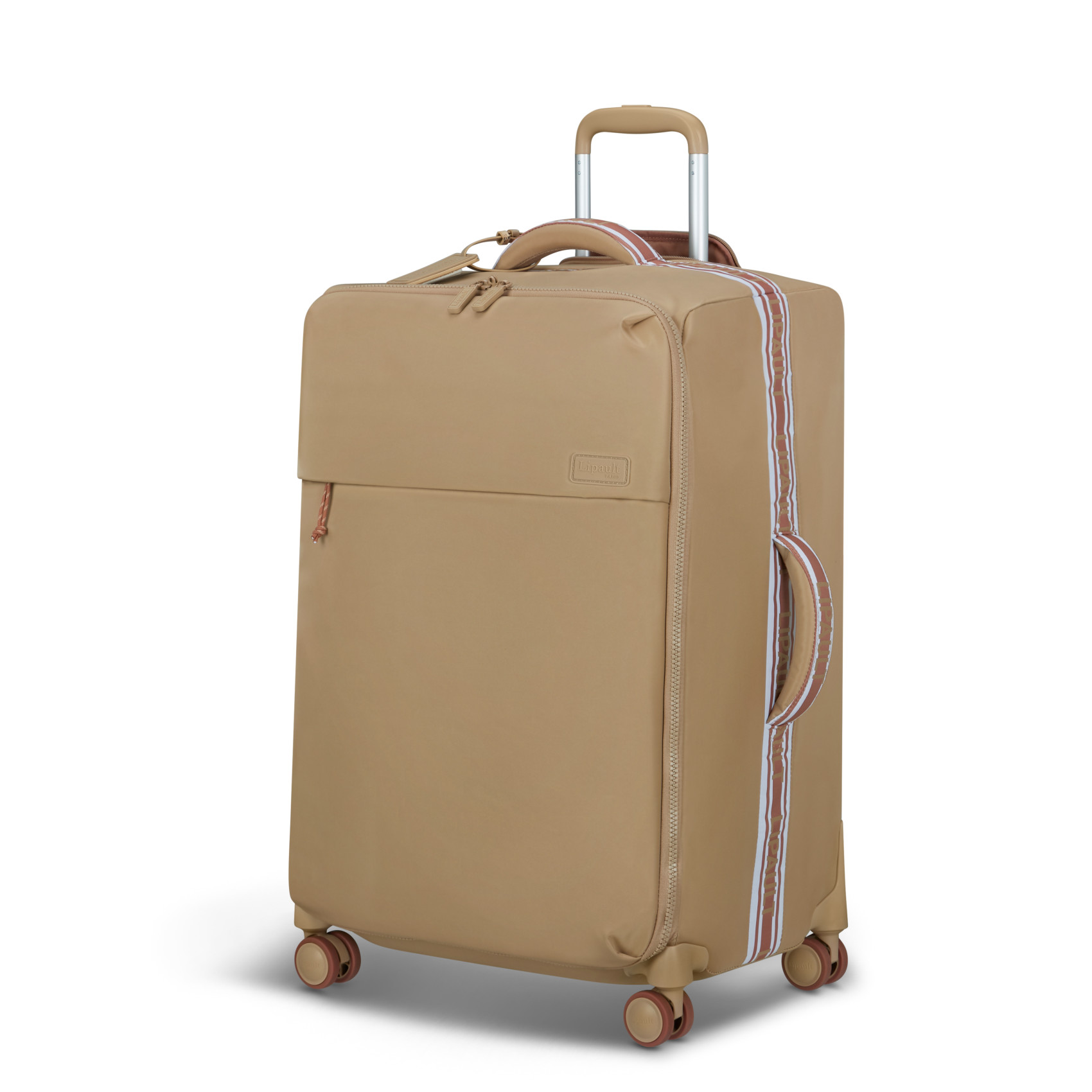 Feather suitcase 4 wheels size L LIPAULT Beige
