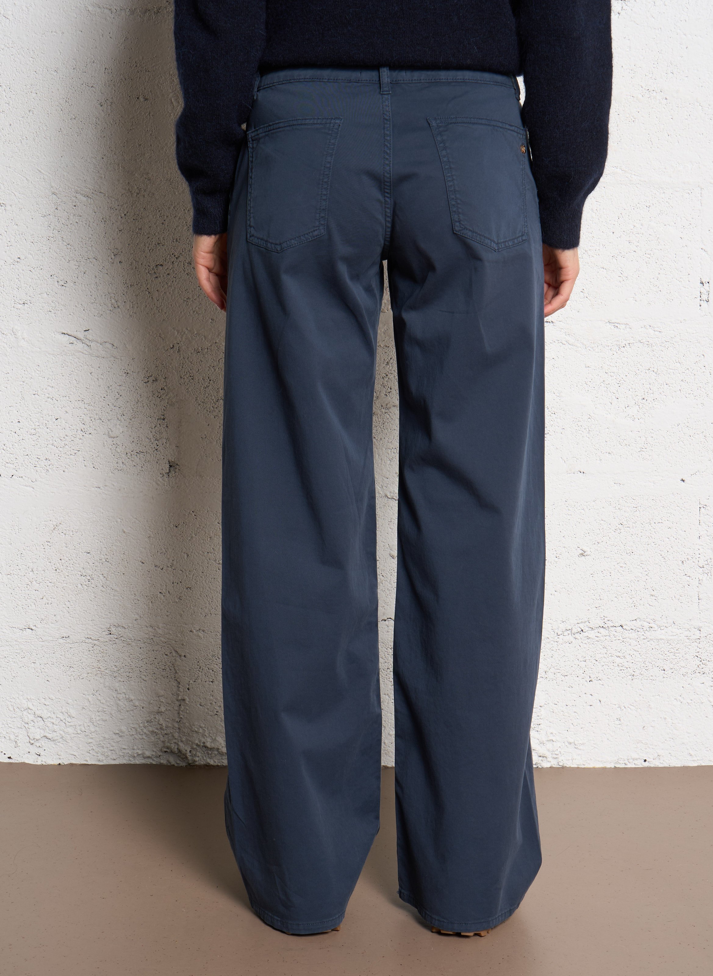 Cotton-blend bucket hat LE TEMPS DES CERISES Blue