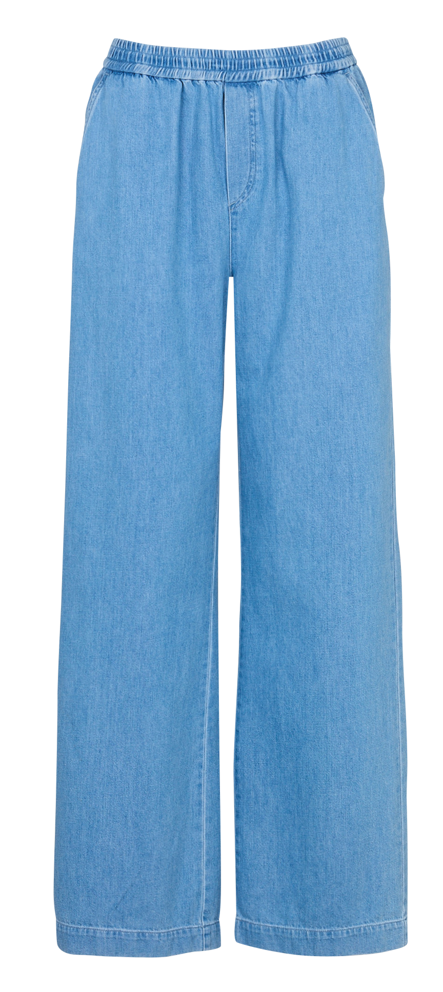 Pantalon large denim en coton bio CLOSED Bleu
