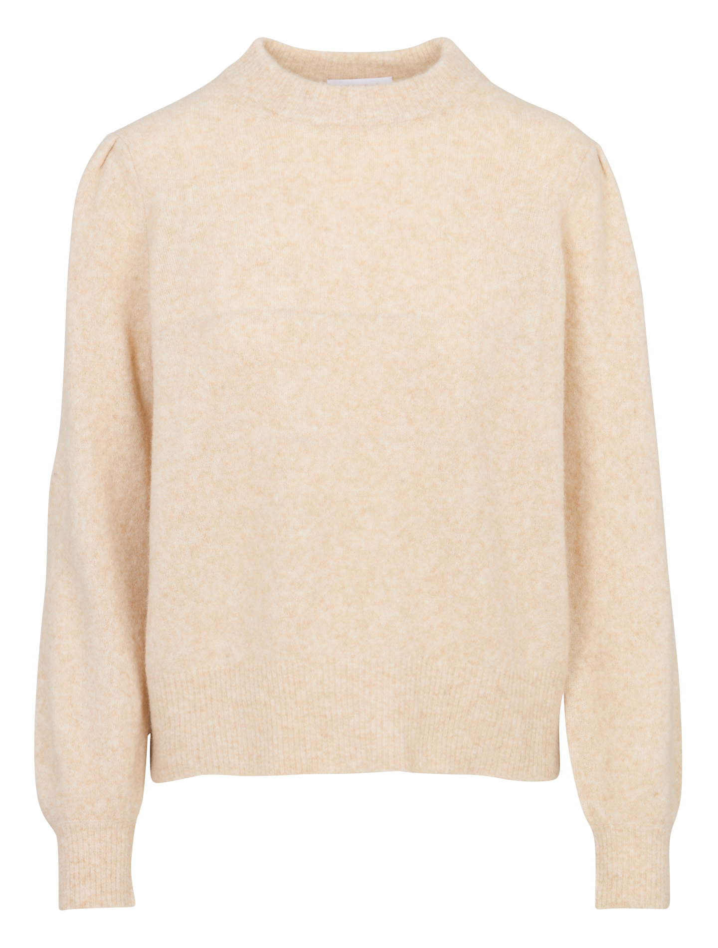 Kurzärmliger Pullover mit Rundhalsausschnitt KOOKAI Beige