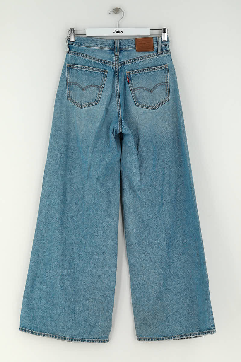Straight cotton-blend pants LEVI'S - Seconde main Blue
