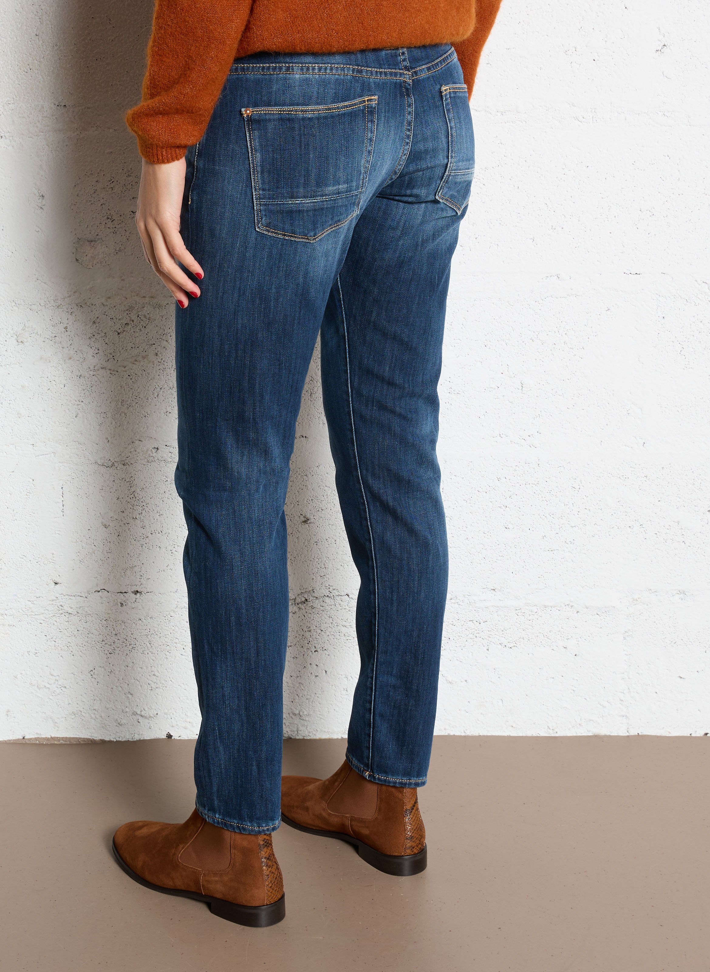 Jean slim  LE TEMPS DES CERISES Bleu