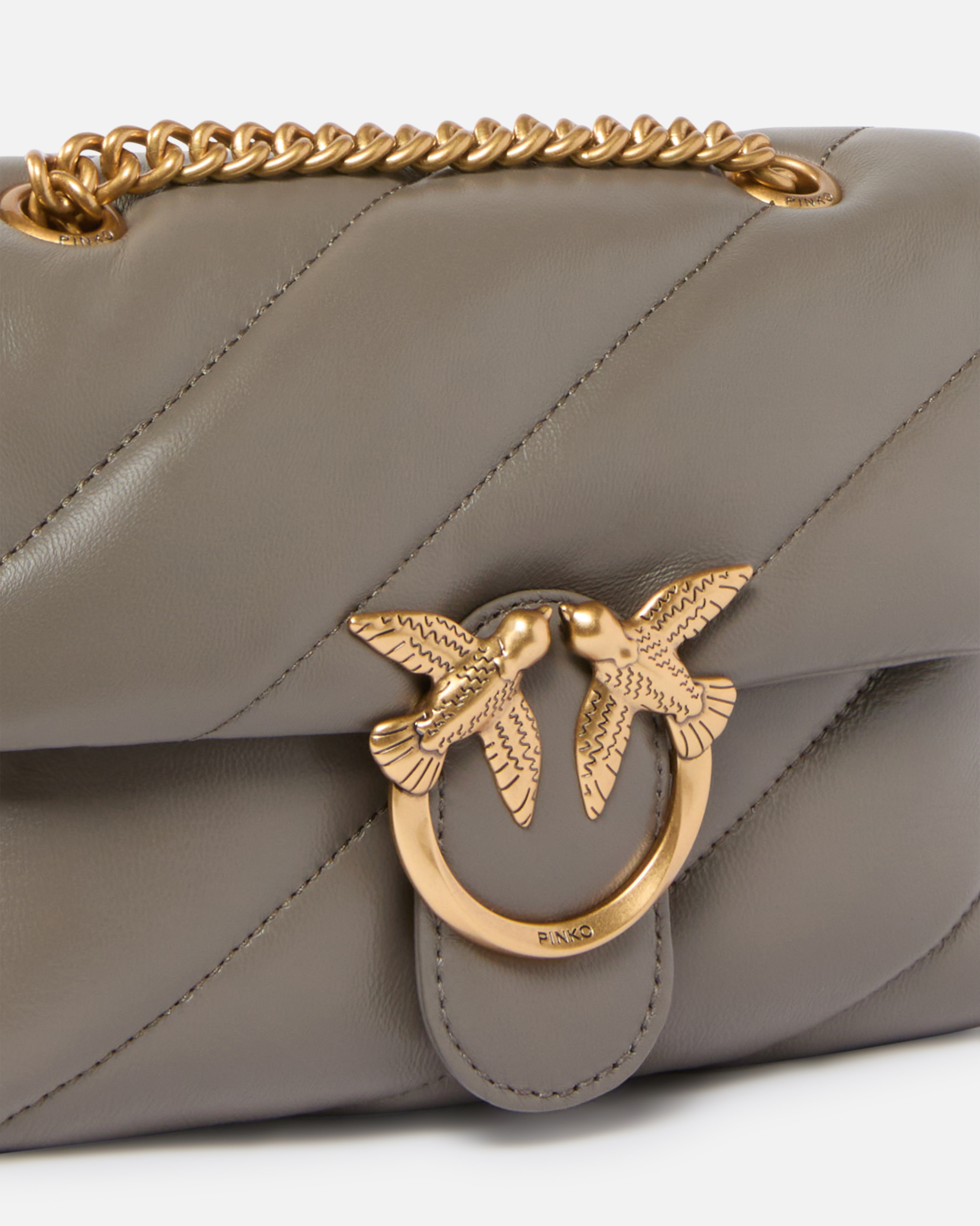 Mini Love Bag Puff Maxi Quilt PINKO Multicolored