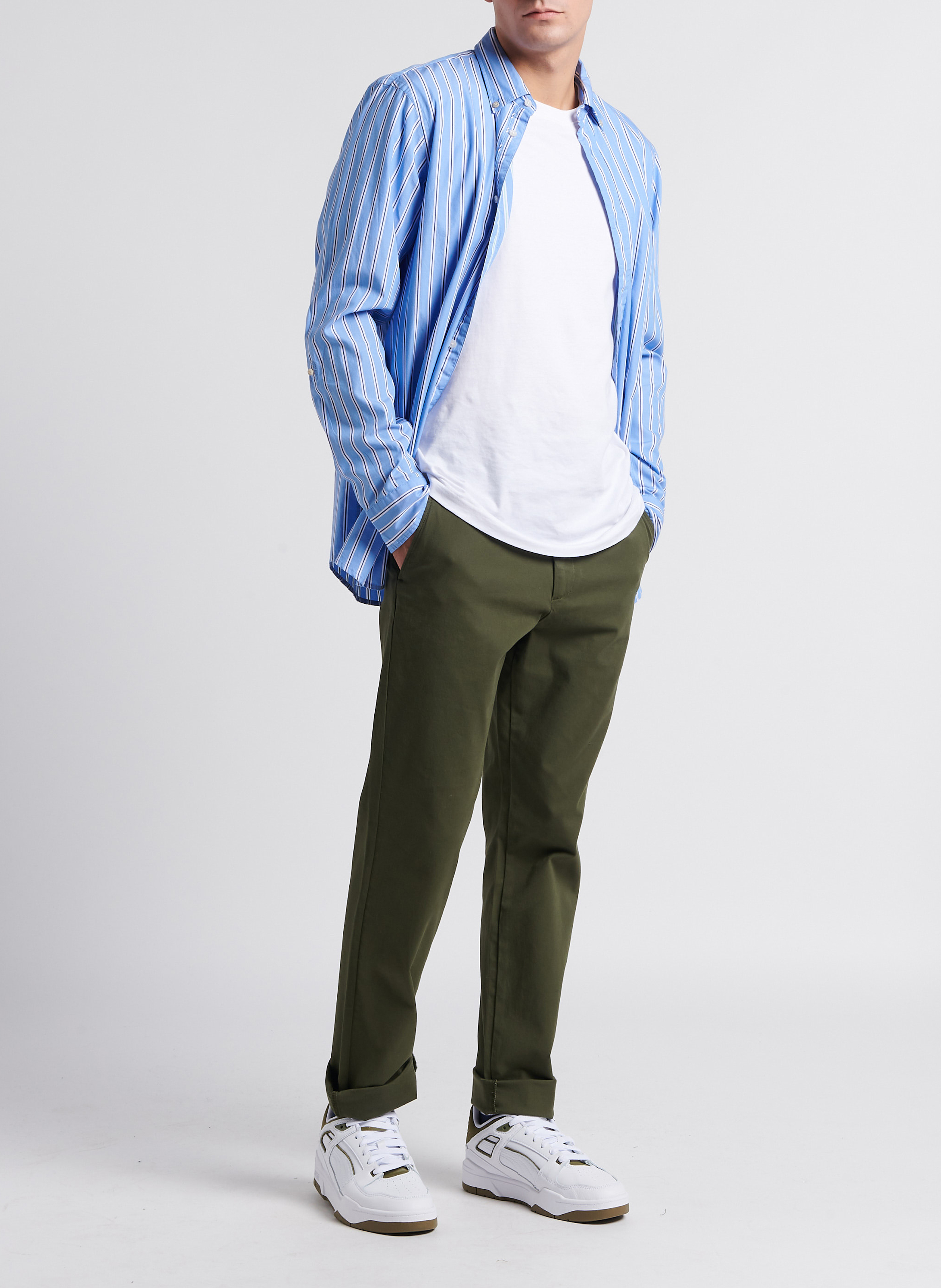 Chemise col américain en coton SCOTCH AND SODA Bleu