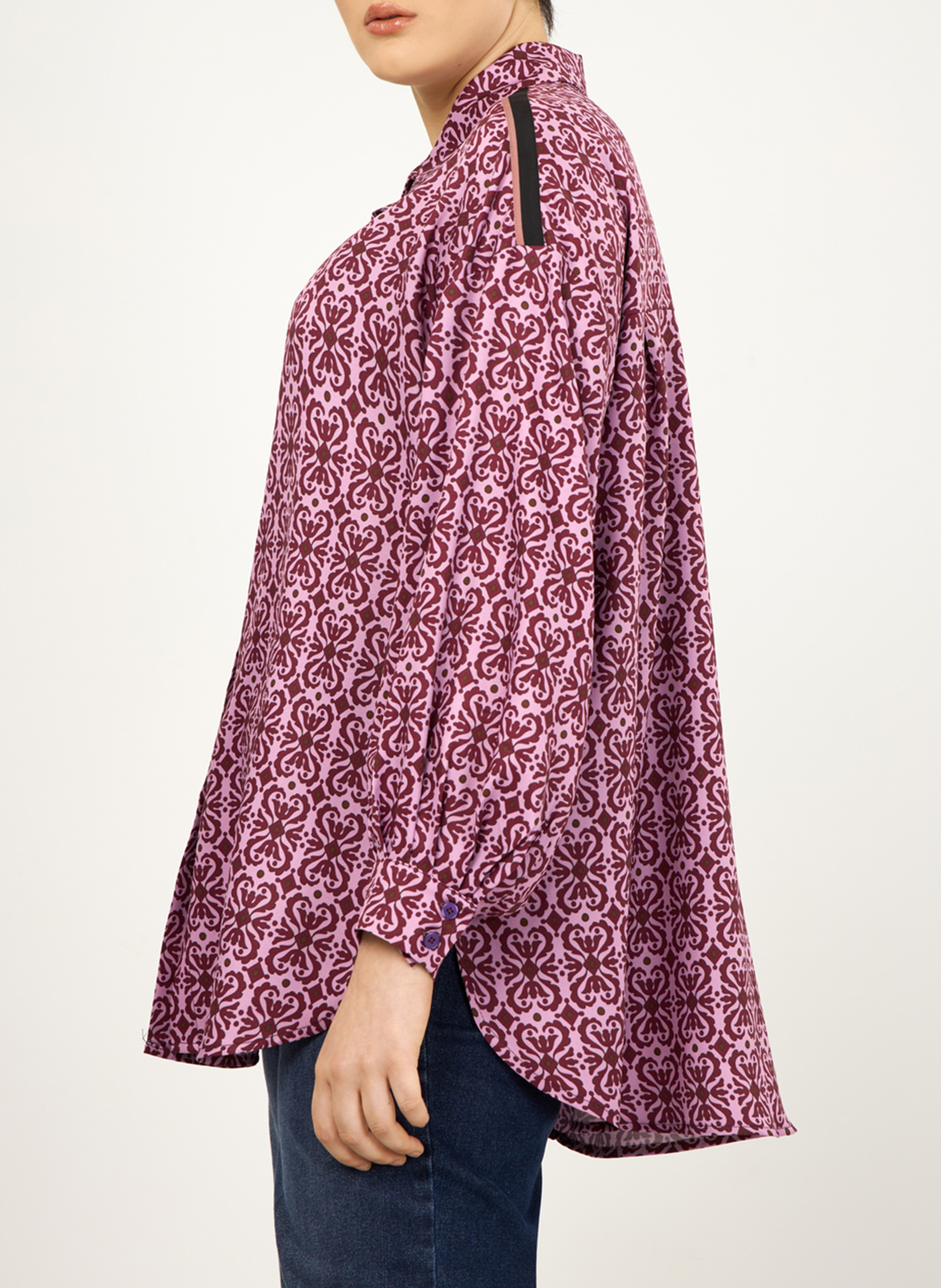 Camicia colletto classico stampata MAT FASHION Rosso