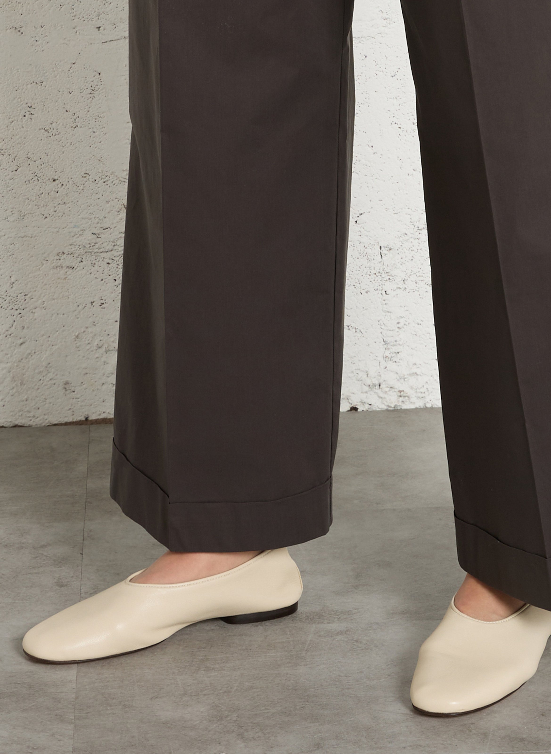 Lederballerinas SOEUR Beige