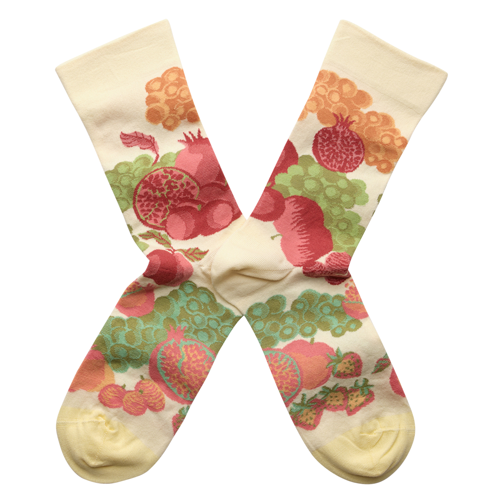 Socks with fruit patterns in blended cotton BONNE MAISON Multicolored