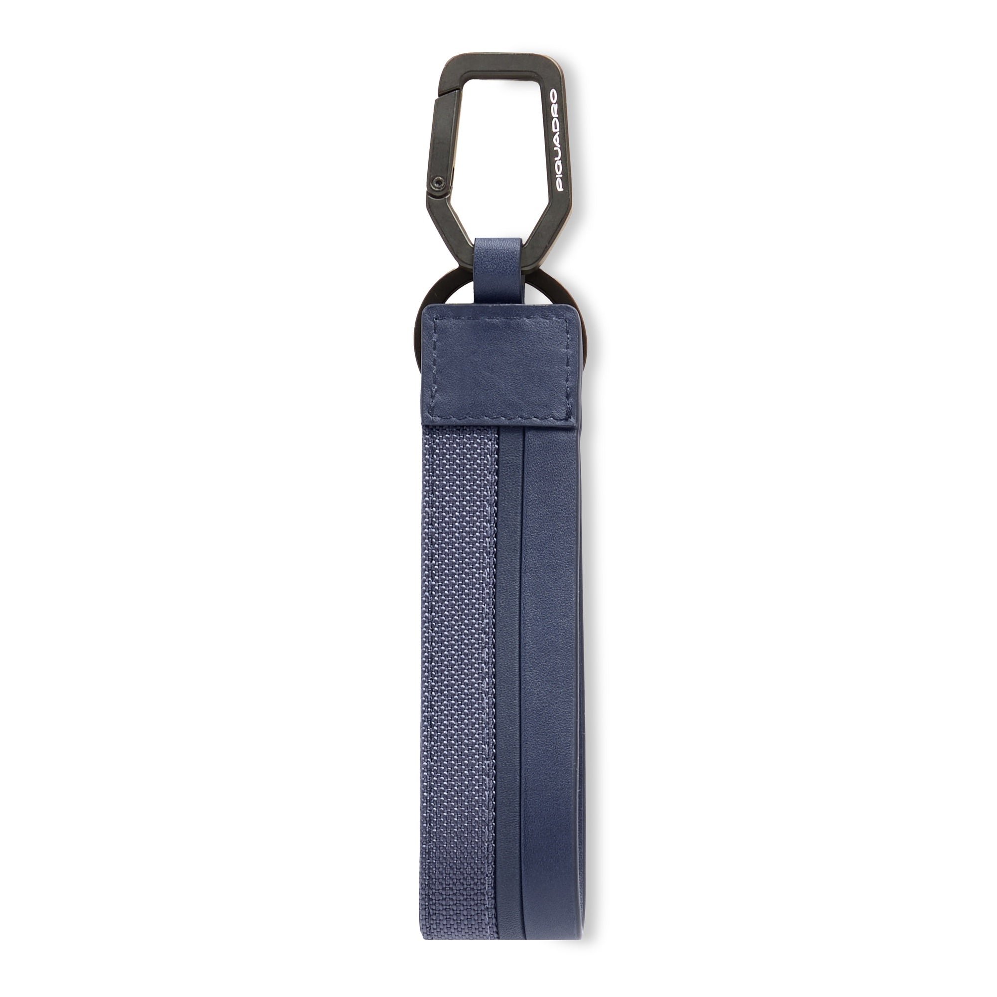 Asia leather keyring PIQUADRO Blue