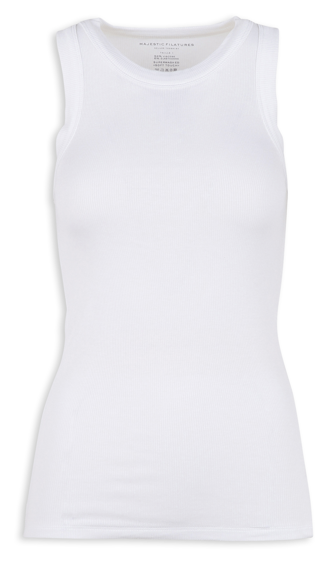 Malilen - Tanktop mit U-Bootausschnitt MAJESTIC FILATURES