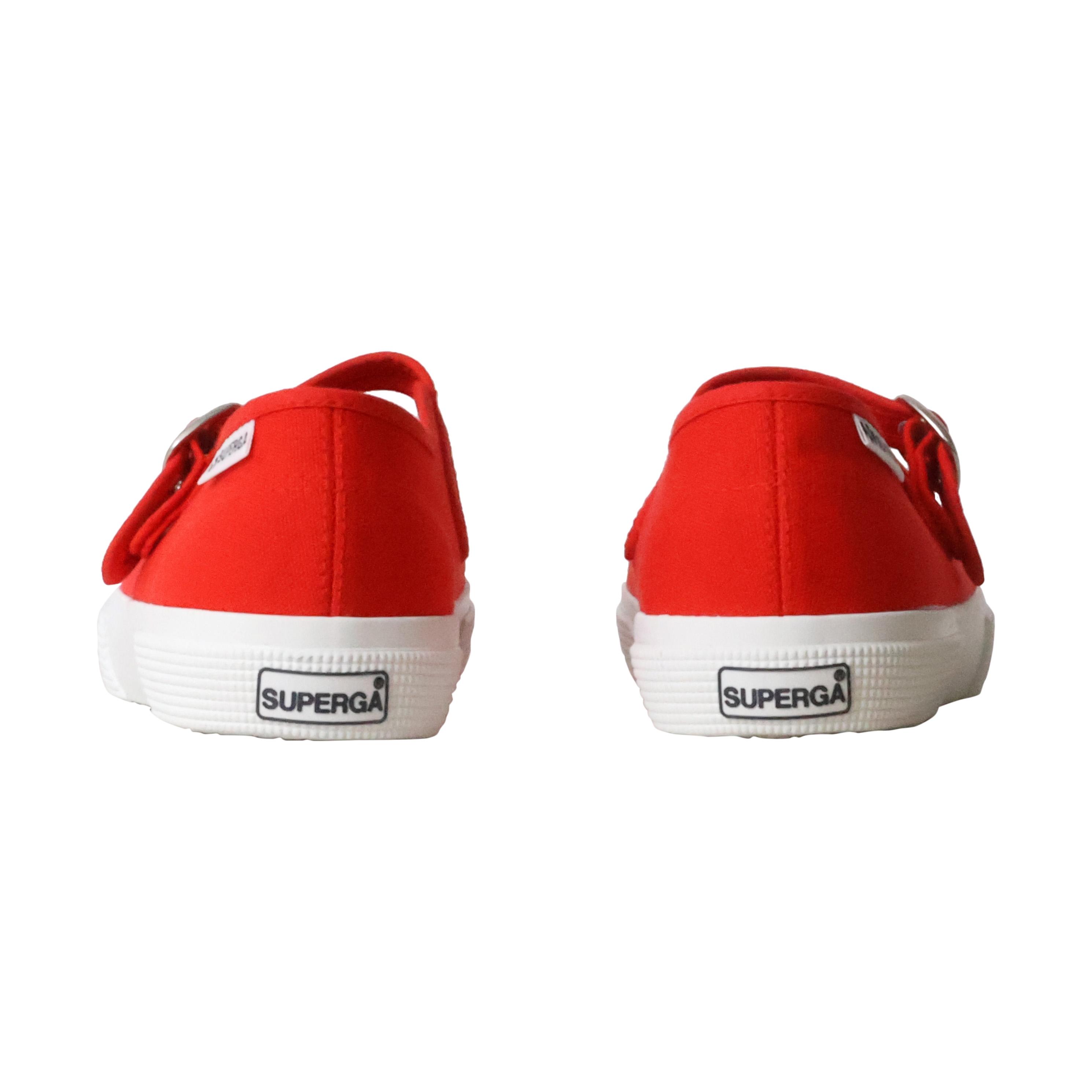 Light Superga strappy ballet flats SUPERGA Red