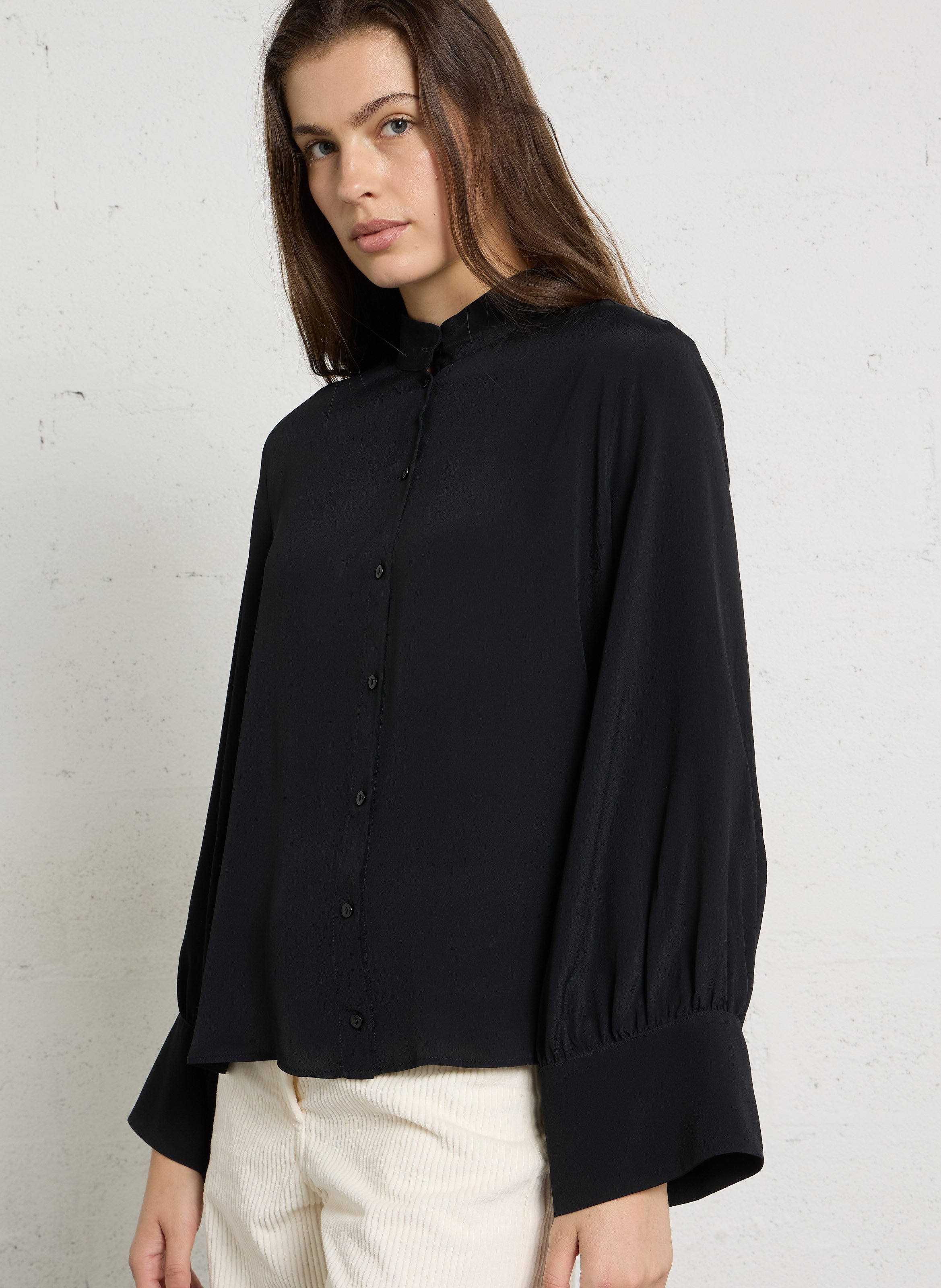 Loose-fit shirt MOMONI Black