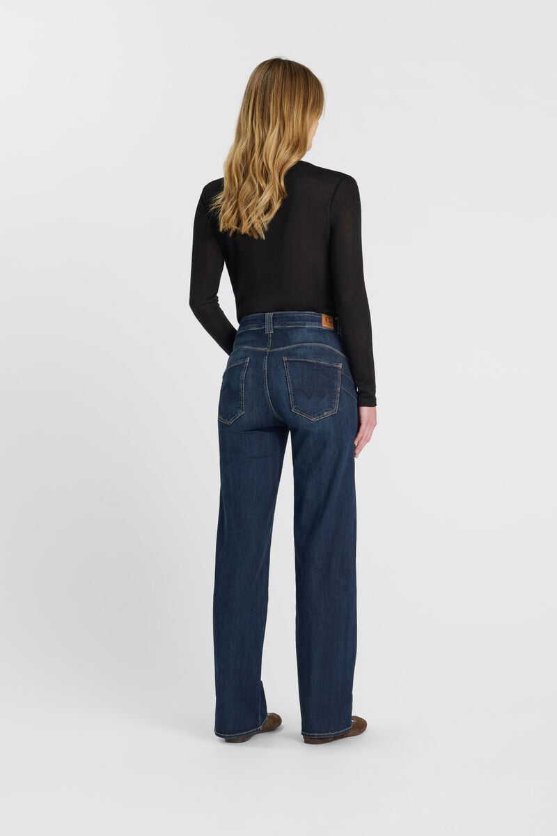 Loose jeans, wide leg, long length 34 LE TEMPS DES CERISES Blue