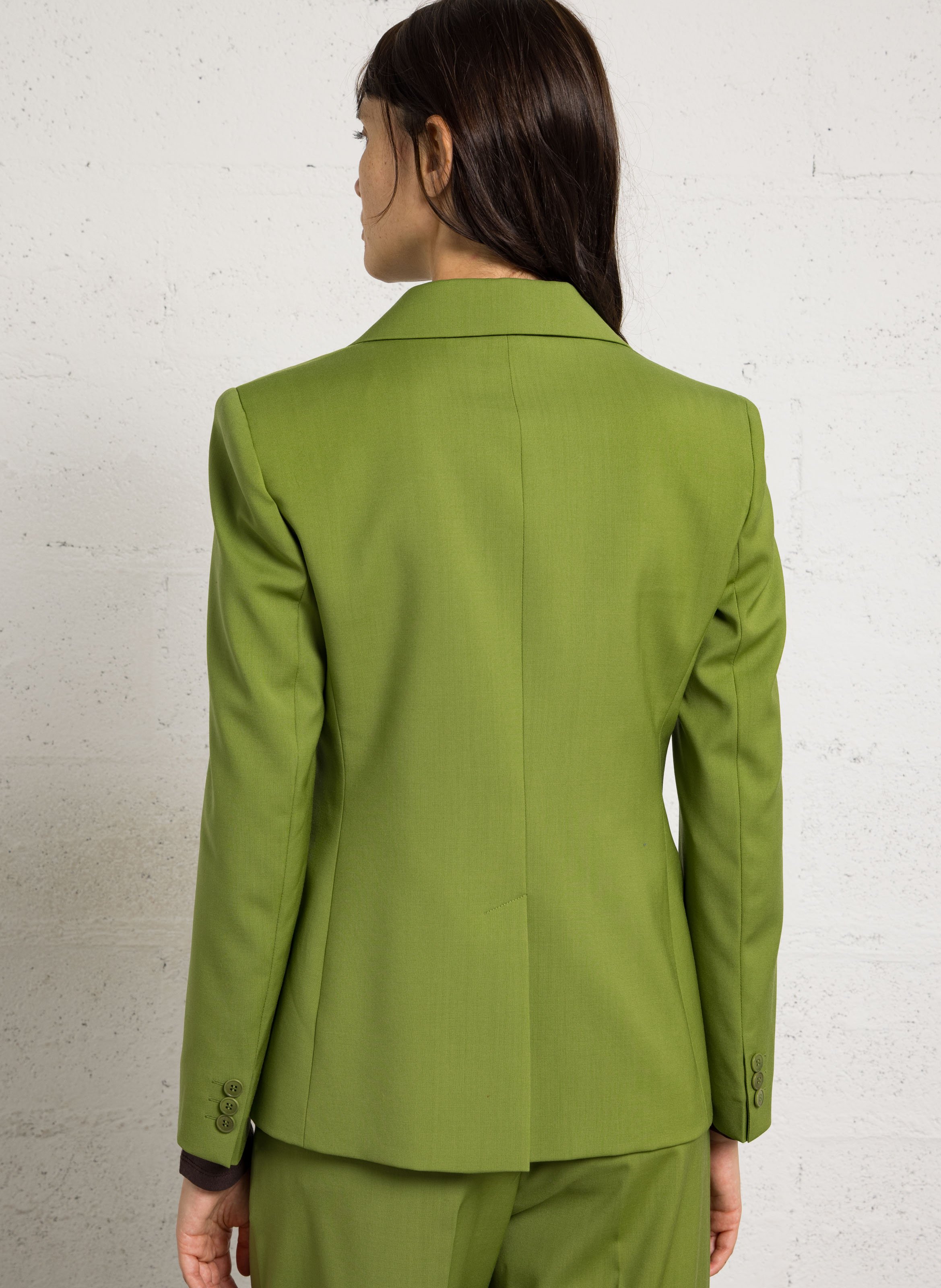 Getailleerd wollen colbert MAX MARA WEEK END Groen