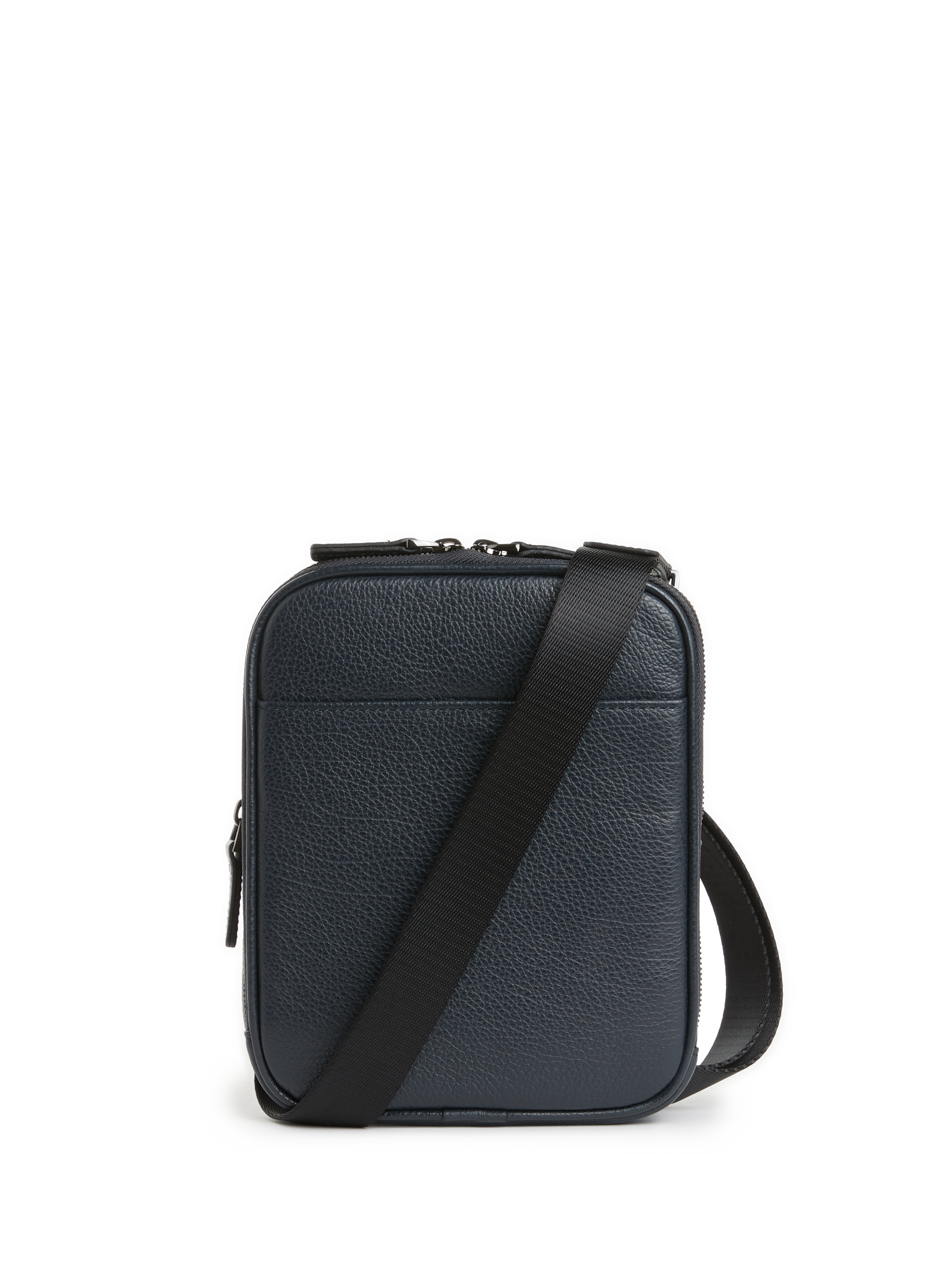 Grained leather crossbody bag portc hex pr139575 in more leather. SAISON 1865